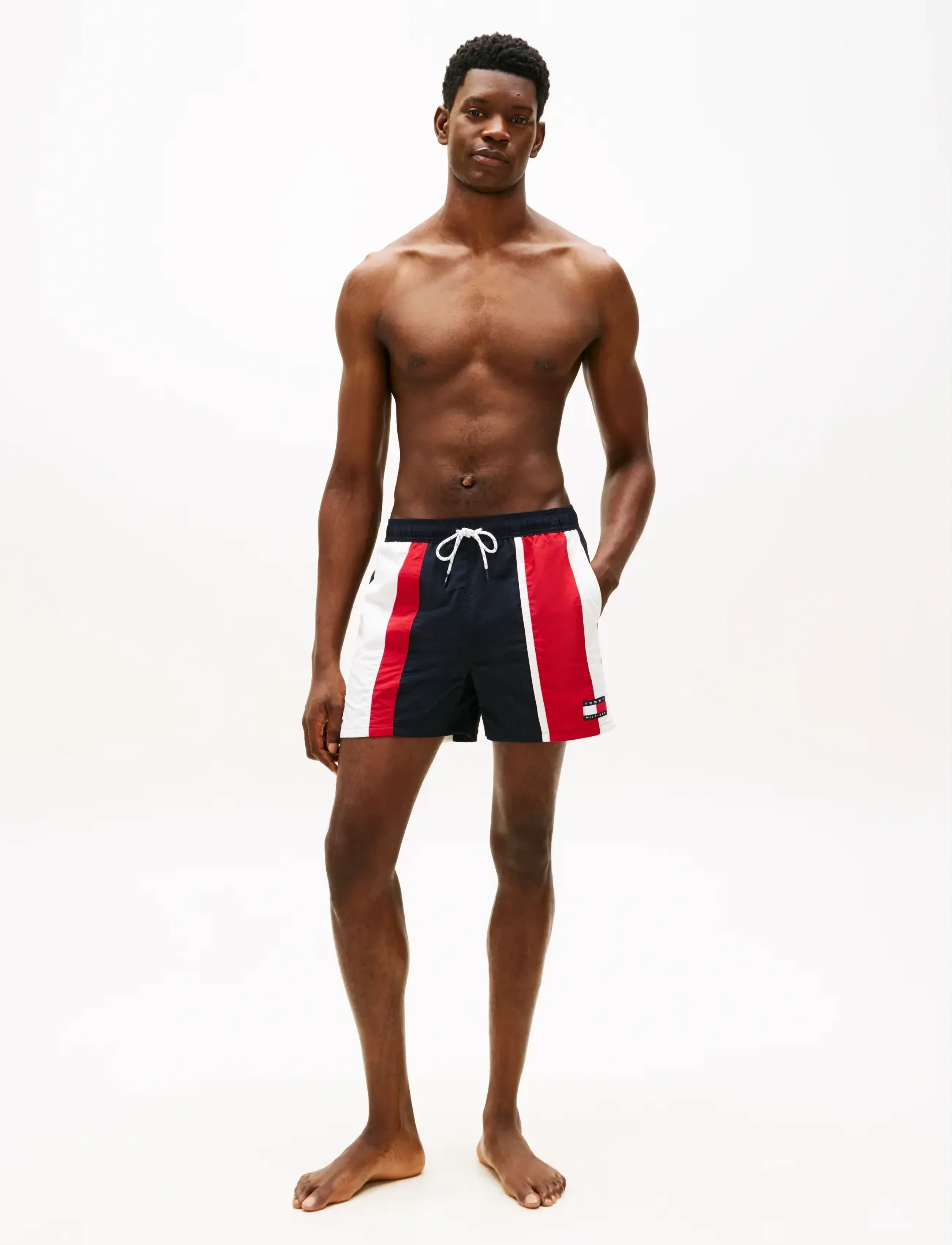 Tommy Hilfiger - MEDIUM DRAWSTRING CUT&SEW - mężczyźni - desert sky - 3
