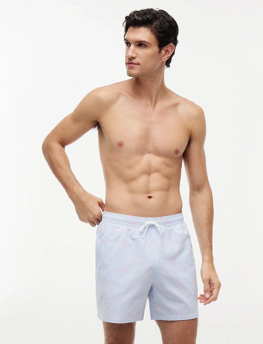 Tommy Hilfiger - MEDIUM DRAWSTRING ITHACA + AOE - badehose - sweet blue white ithaca - 0