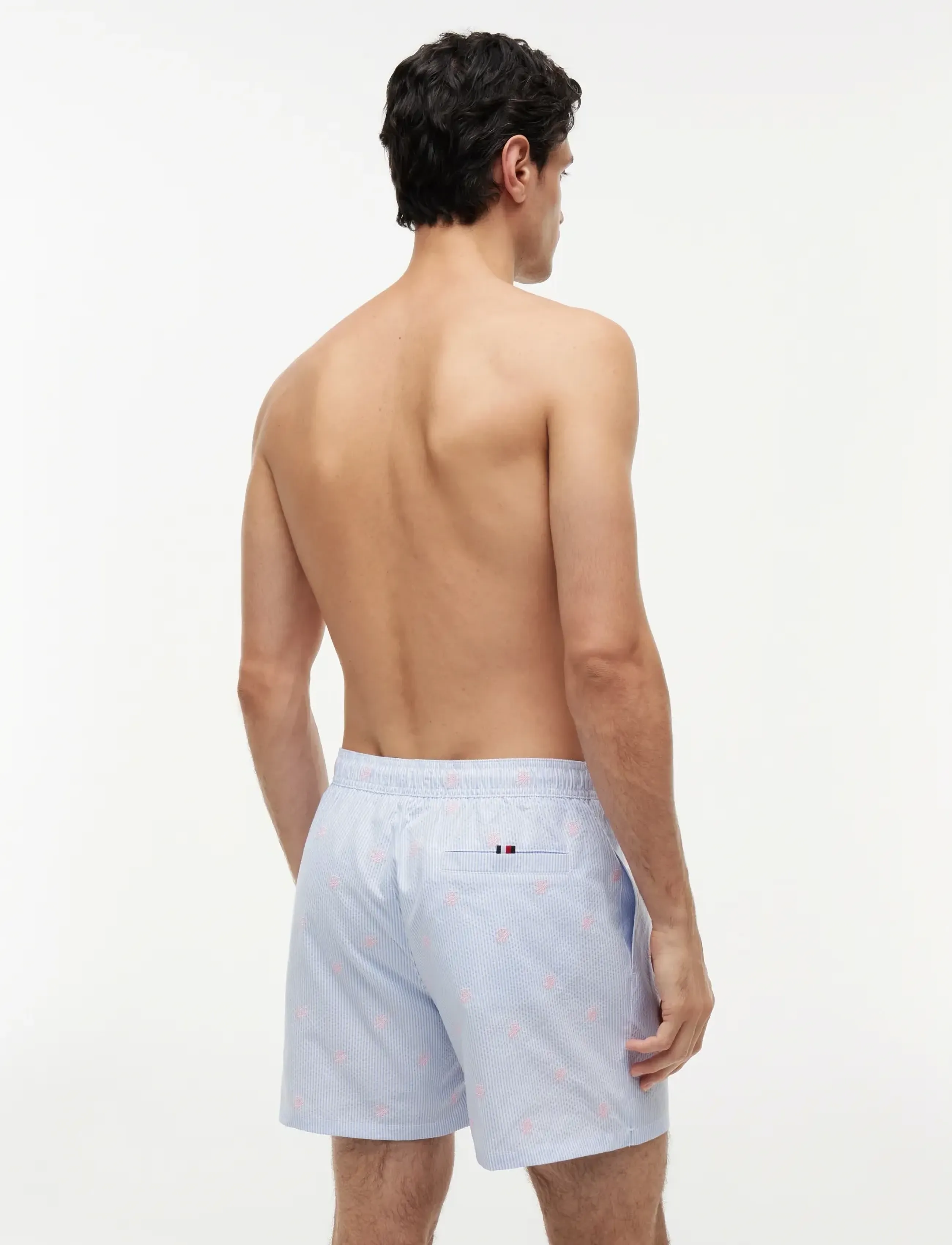 Tommy Hilfiger - MEDIUM DRAWSTRING ITHACA + AOE - lühikesed ujumispüksid - sweet blue  white ithaca - 2