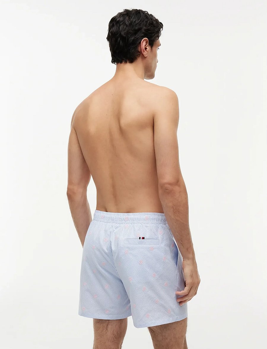 Tommy Hilfiger - MEDIUM DRAWSTRING ITHACA + AOE - badehose - sweet blue white ithaca - 2