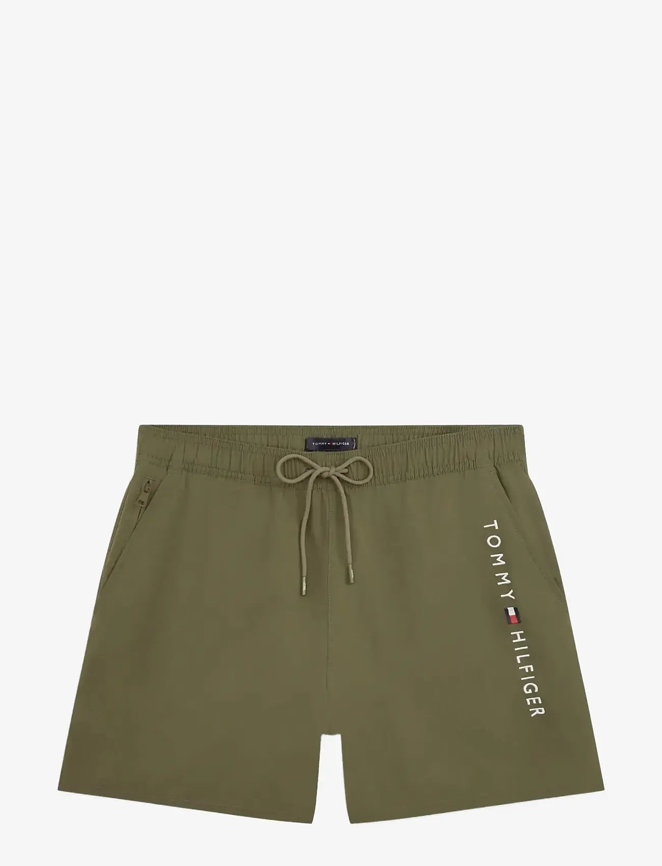Tommy Hilfiger - MEDIUM DRAWSTRING zip pocket - badeshorts - army green - 1