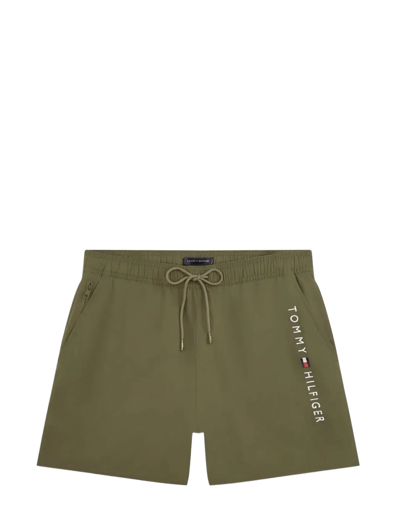 Tommy Hilfiger MEDIUM DRAWSTRING zip pocket - Badetøj - ARMY GREEN / khaki/green