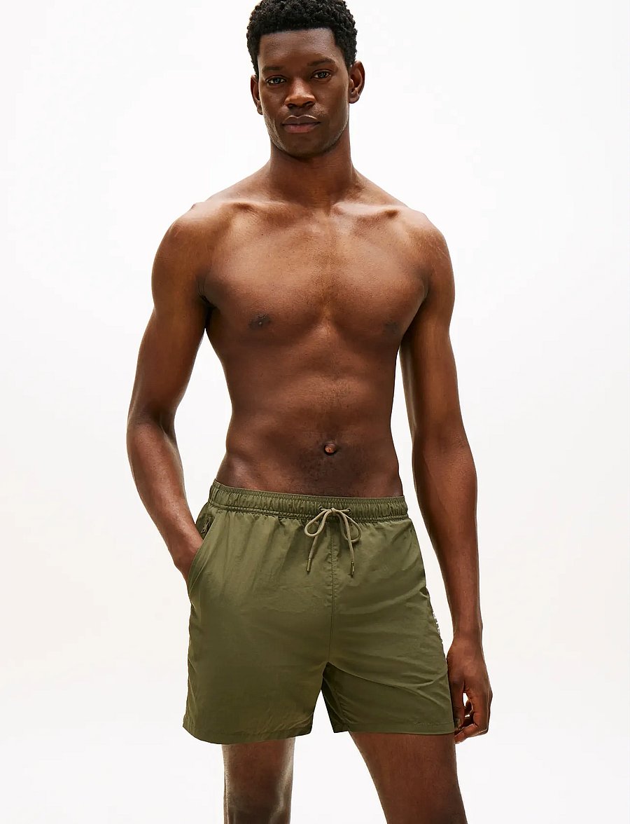 Tommy Hilfiger - MEDIUM DRAWSTRING zip pocket - badeshorts - army green - 0