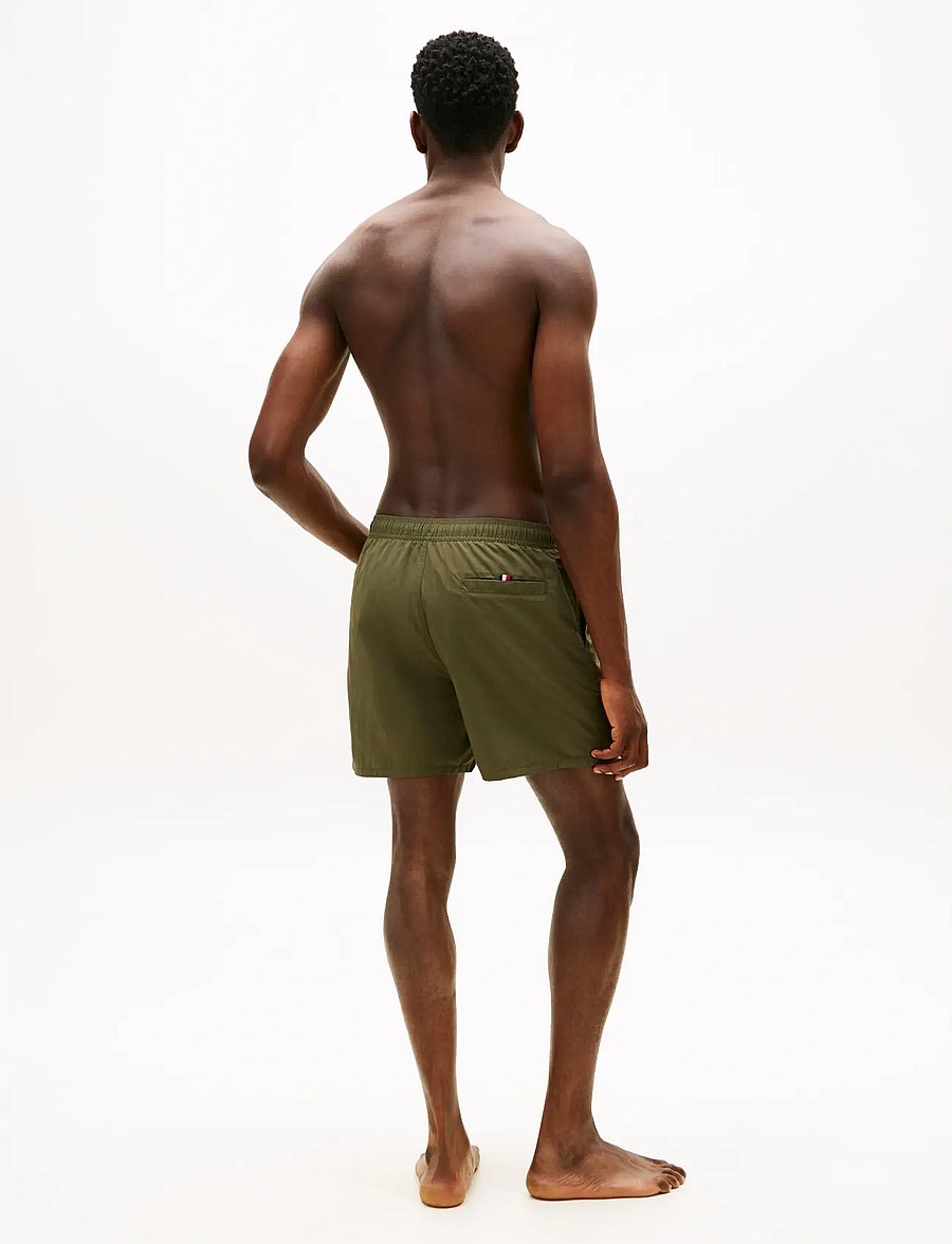 Tommy Hilfiger - MEDIUM DRAWSTRING zip pocket - badeshorts - army green - 2