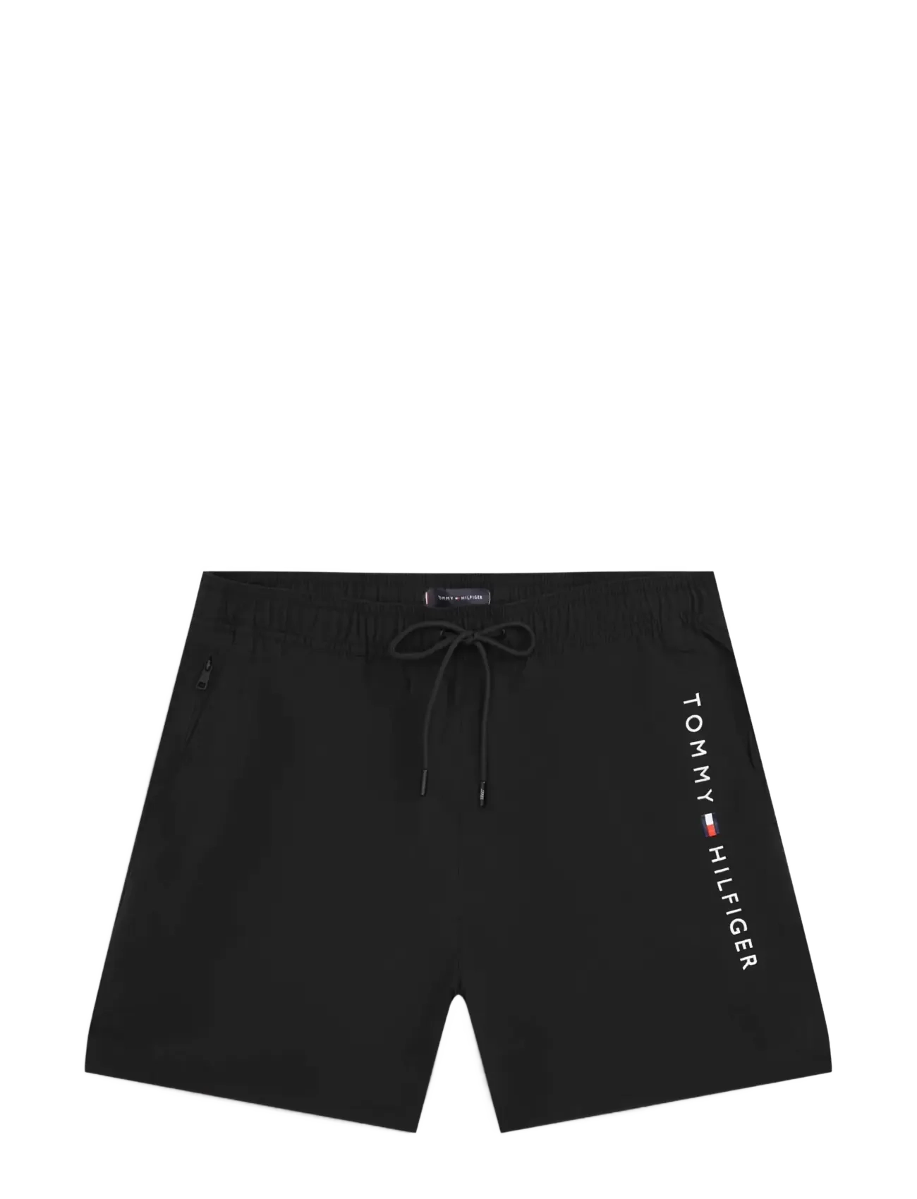 MEDIUM DRAWSTRING zip pocket - BLACK