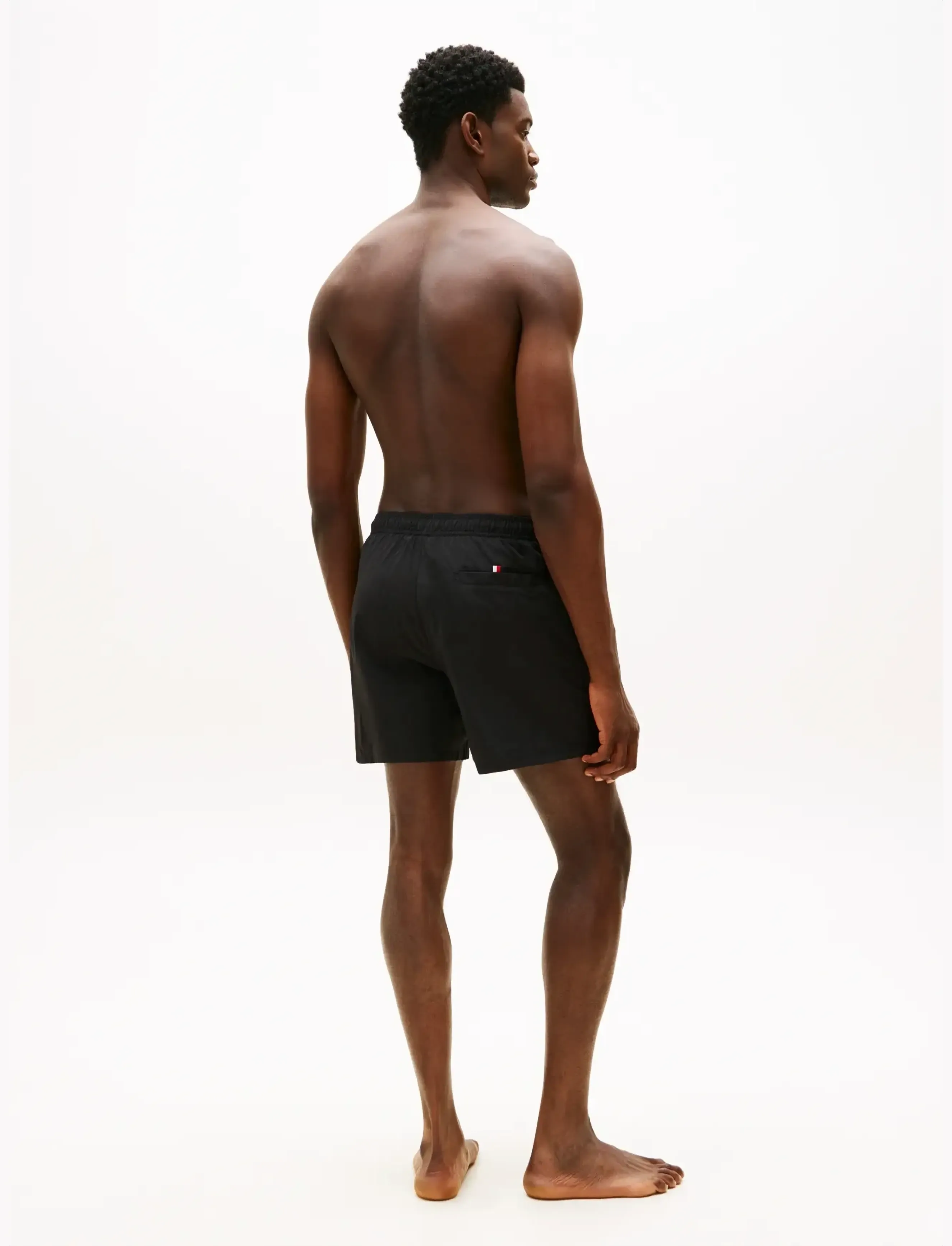 Tommy Hilfiger - MEDIUM DRAWSTRING zip pocket - swim shorts - black - 2