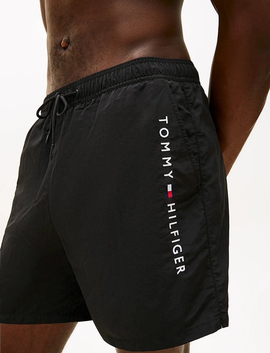 Tommy Hilfiger - MEDIUM DRAWSTRING zip pocket - badehose - black - 4