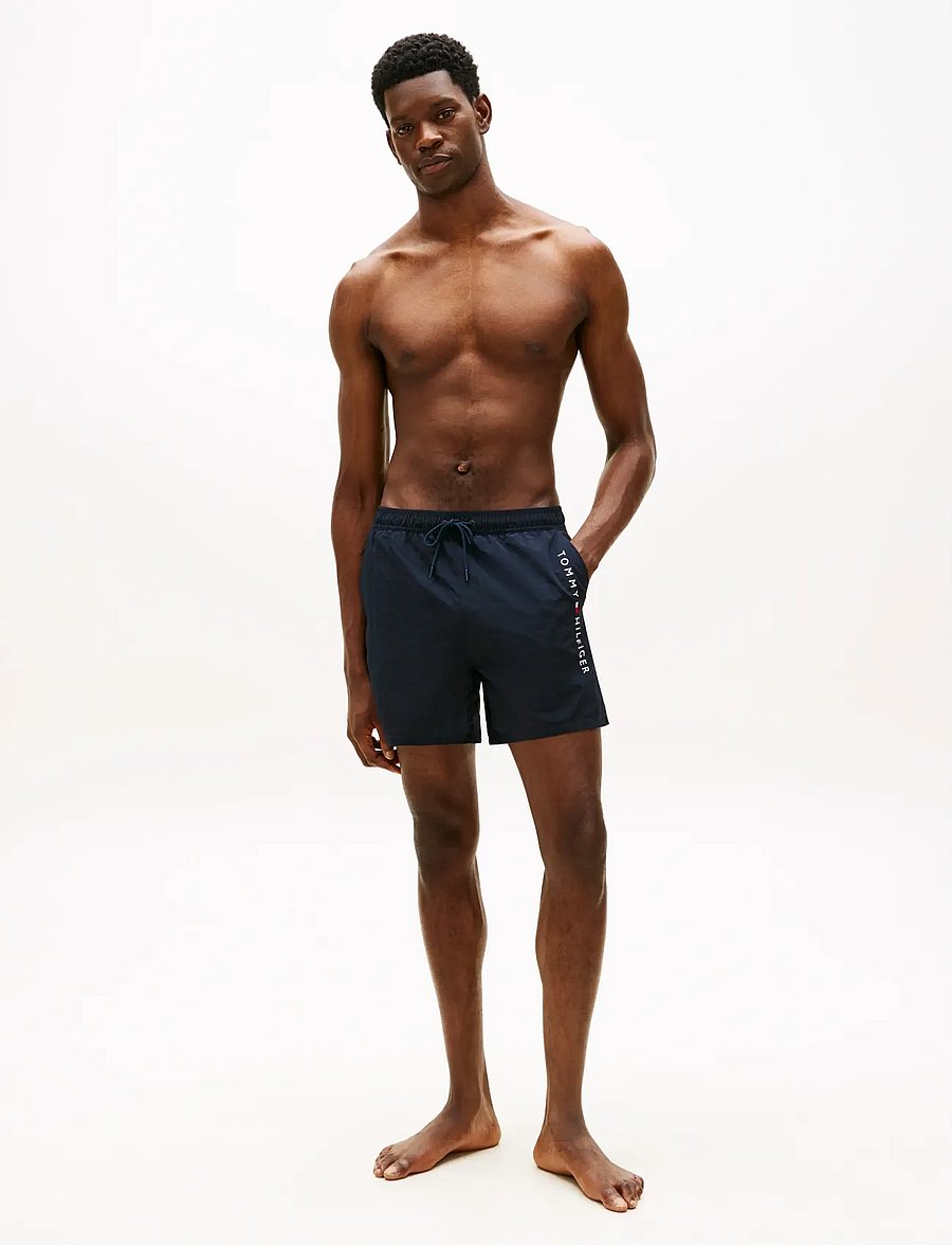 Tommy Hilfiger - MEDIUM DRAWSTRING zip pocket - badshorts - desert sky - 3