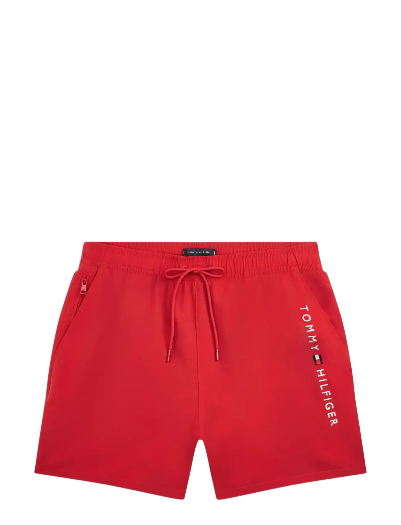 Tommy Hilfiger MEDIUM DRAWSTRING zip pocket - Badkläder - MEDIUM RED / red