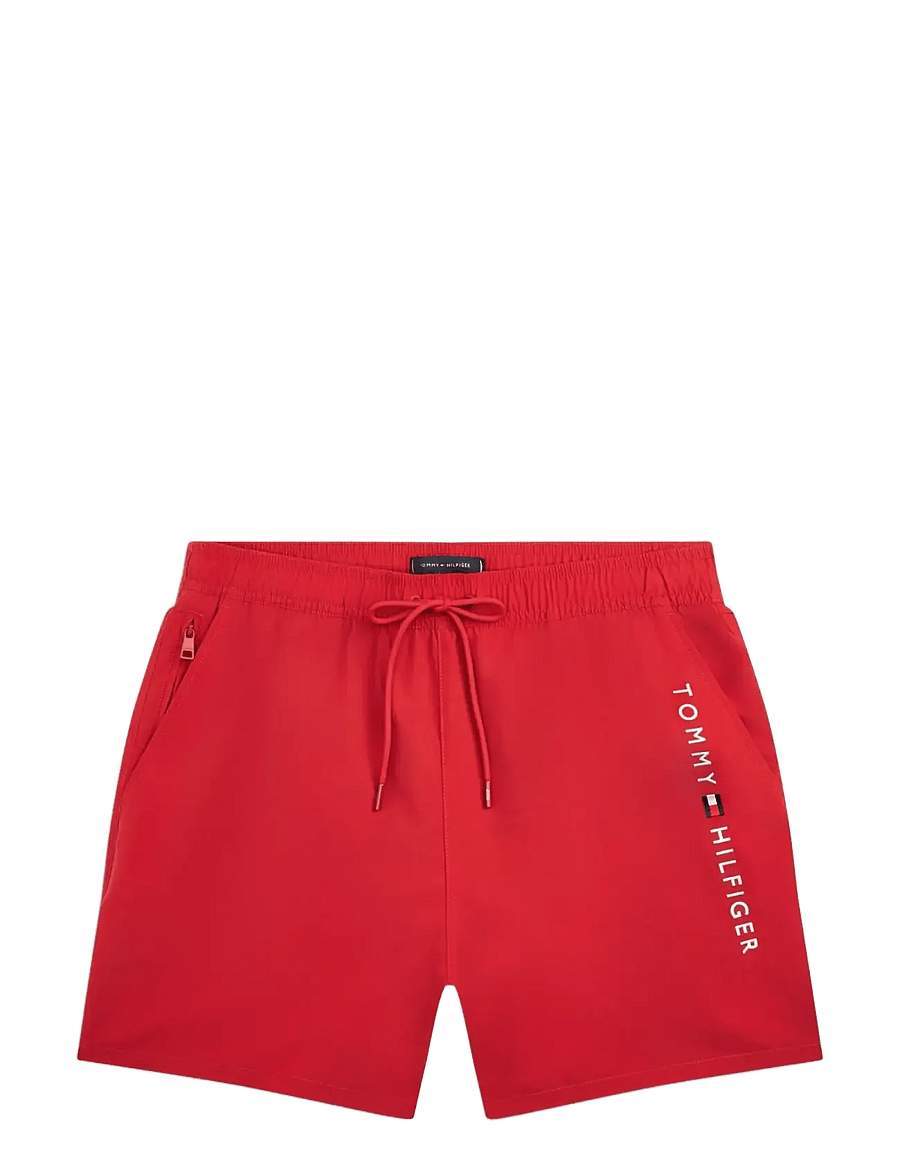Tommy Hilfiger - MEDIUM DRAWSTRING zip pocket - badeshorts - medium red - 1