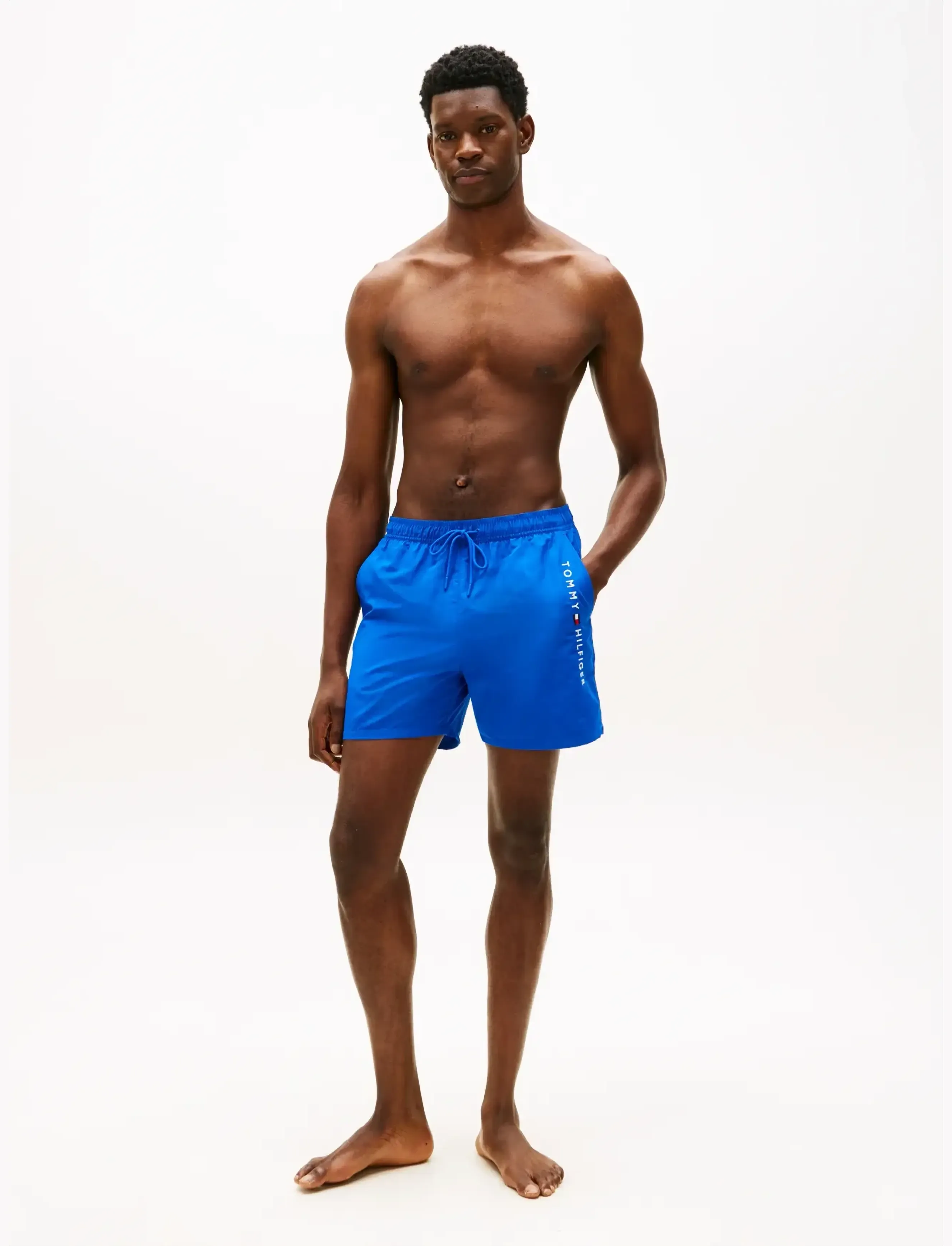 Tommy Hilfiger - MEDIUM DRAWSTRING zip pocket - badehose - regal blue - 3