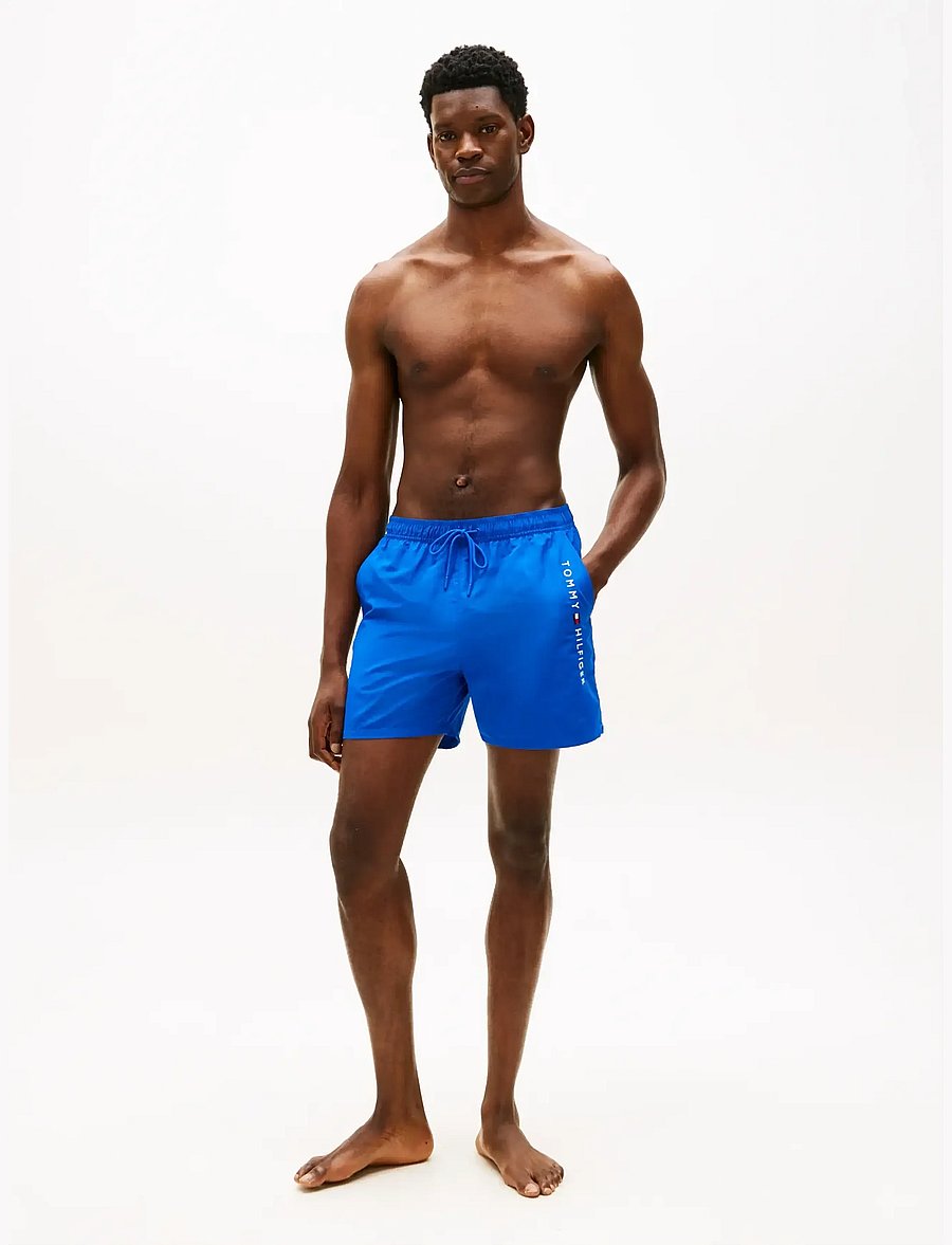 Tommy Hilfiger - MEDIUM DRAWSTRING zip pocket - badehose - regal blue - 3