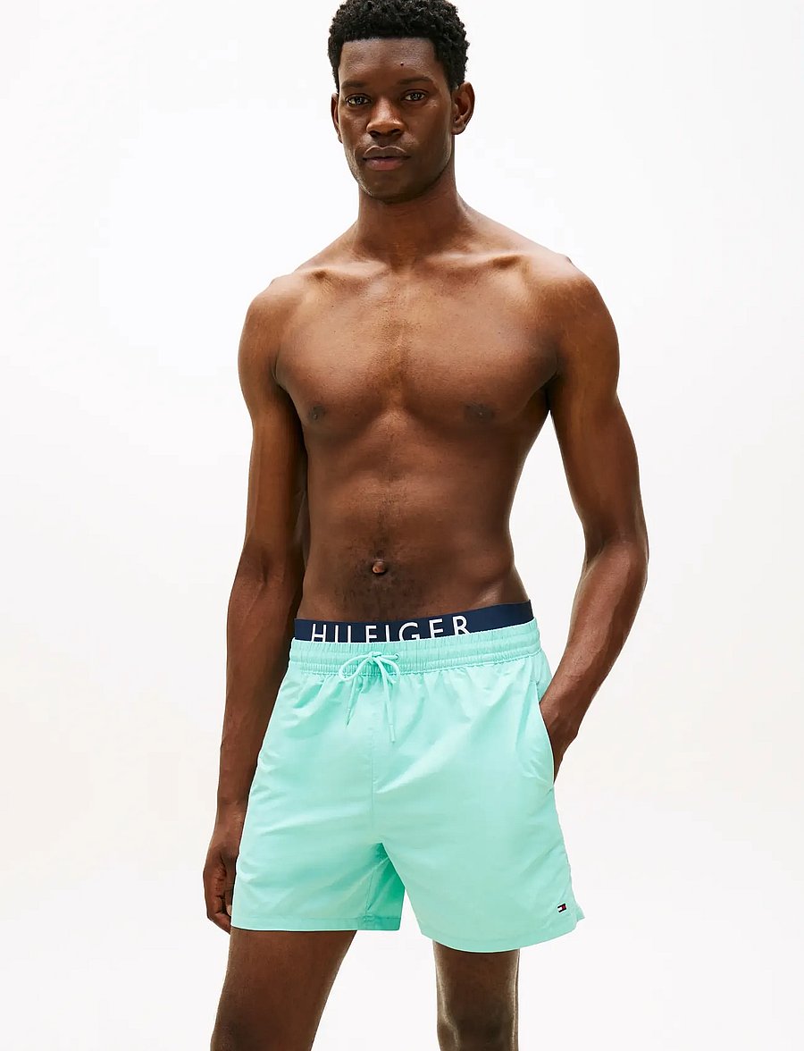 Tommy Hilfiger - MEDIUM DRAWSTRING DW - badehose - arctic aqua - 0