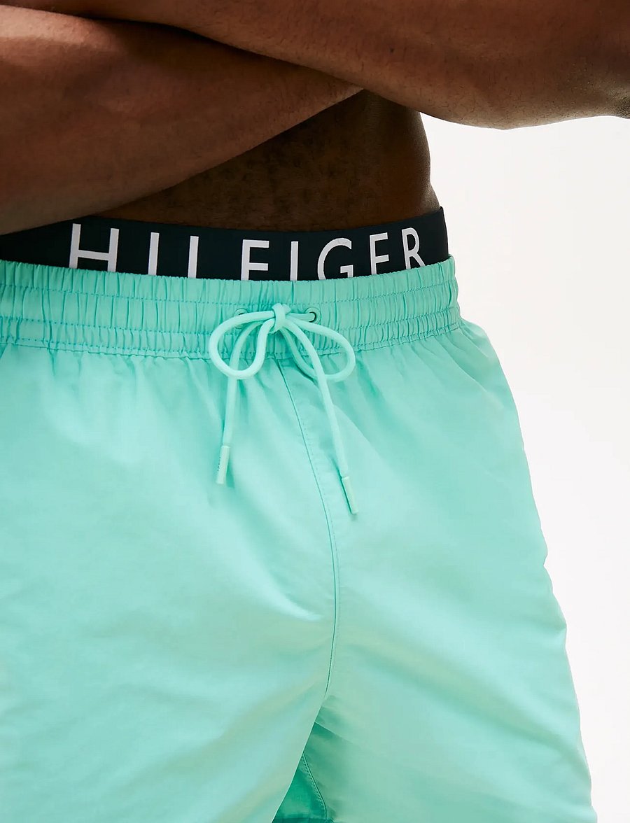 Tommy Hilfiger - MEDIUM DRAWSTRING DW - badehose - arctic aqua - 4