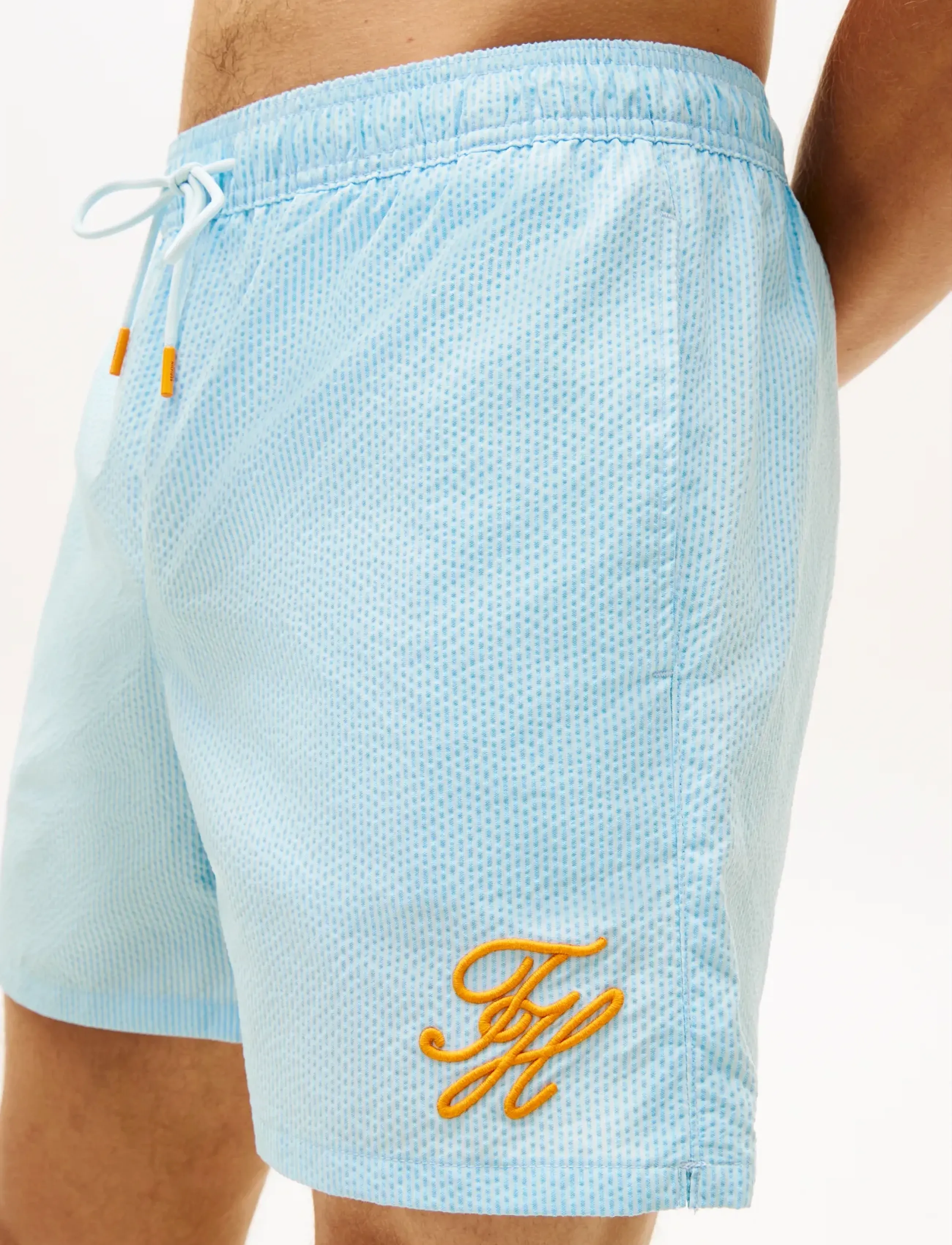 Tommy Hilfiger - MEDIUM DRAWSTRING ITHACA SCRIPT - casual shorts - tonal ithaca keepsake blue - 4