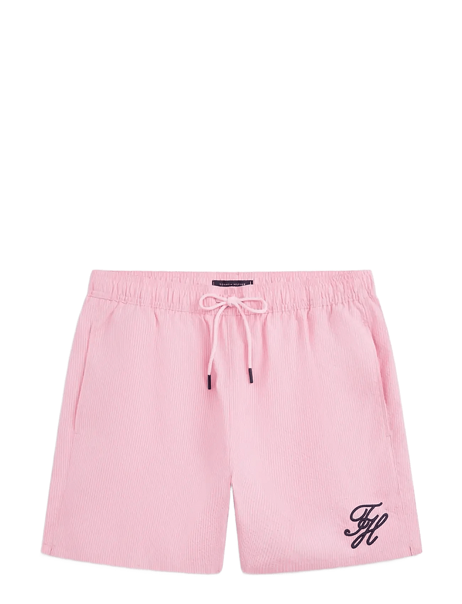 Tommy Hilfiger - MEDIUM DRAWSTRING ITHACA SCRIPT - casual shorts - tonal ithaca classic pink - 1