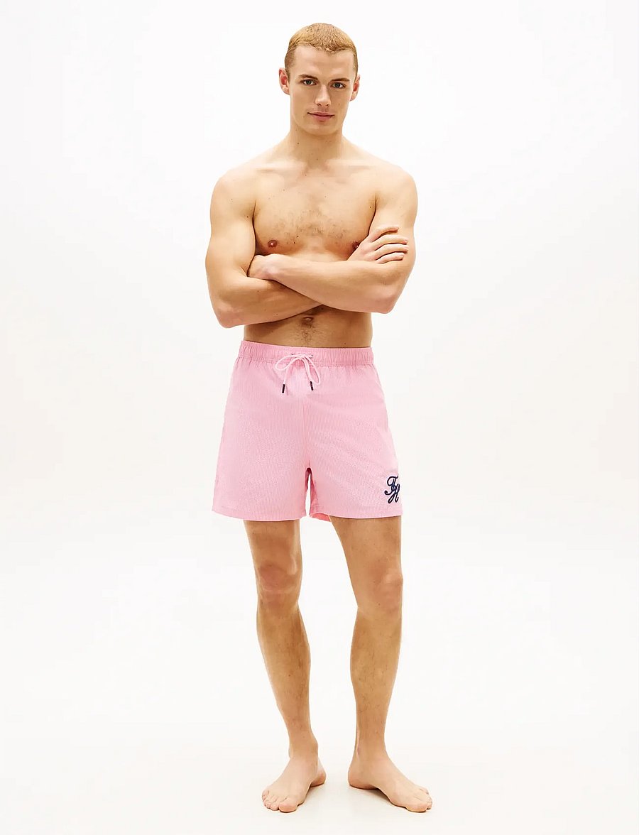 Tommy Hilfiger - MEDIUM DRAWSTRING ITHACA SCRIPT - casual shorts - tonal ithaca classic pink - 3
