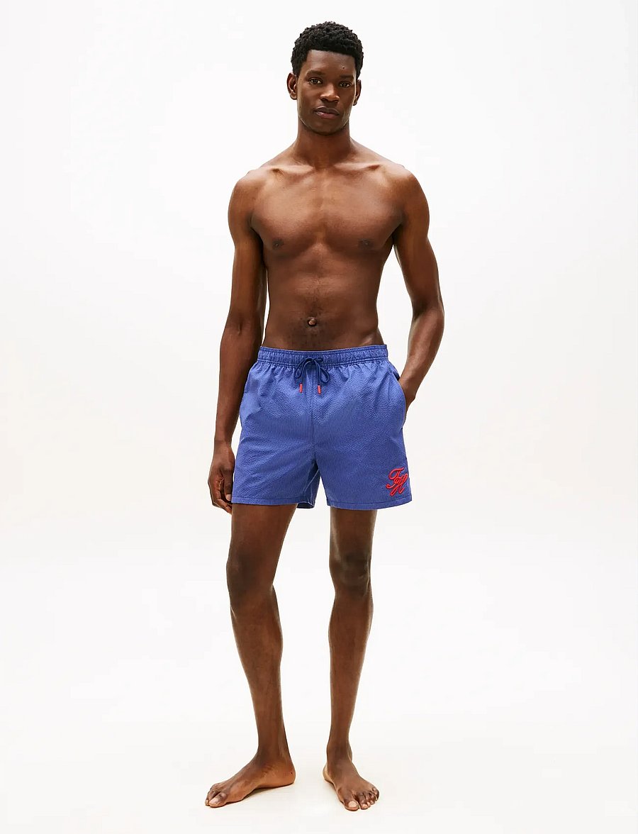 Tommy Hilfiger - MEDIUM DRAWSTRING ITHACA SCRIPT - short décontracté - tonal ithaca preppy navy - 3