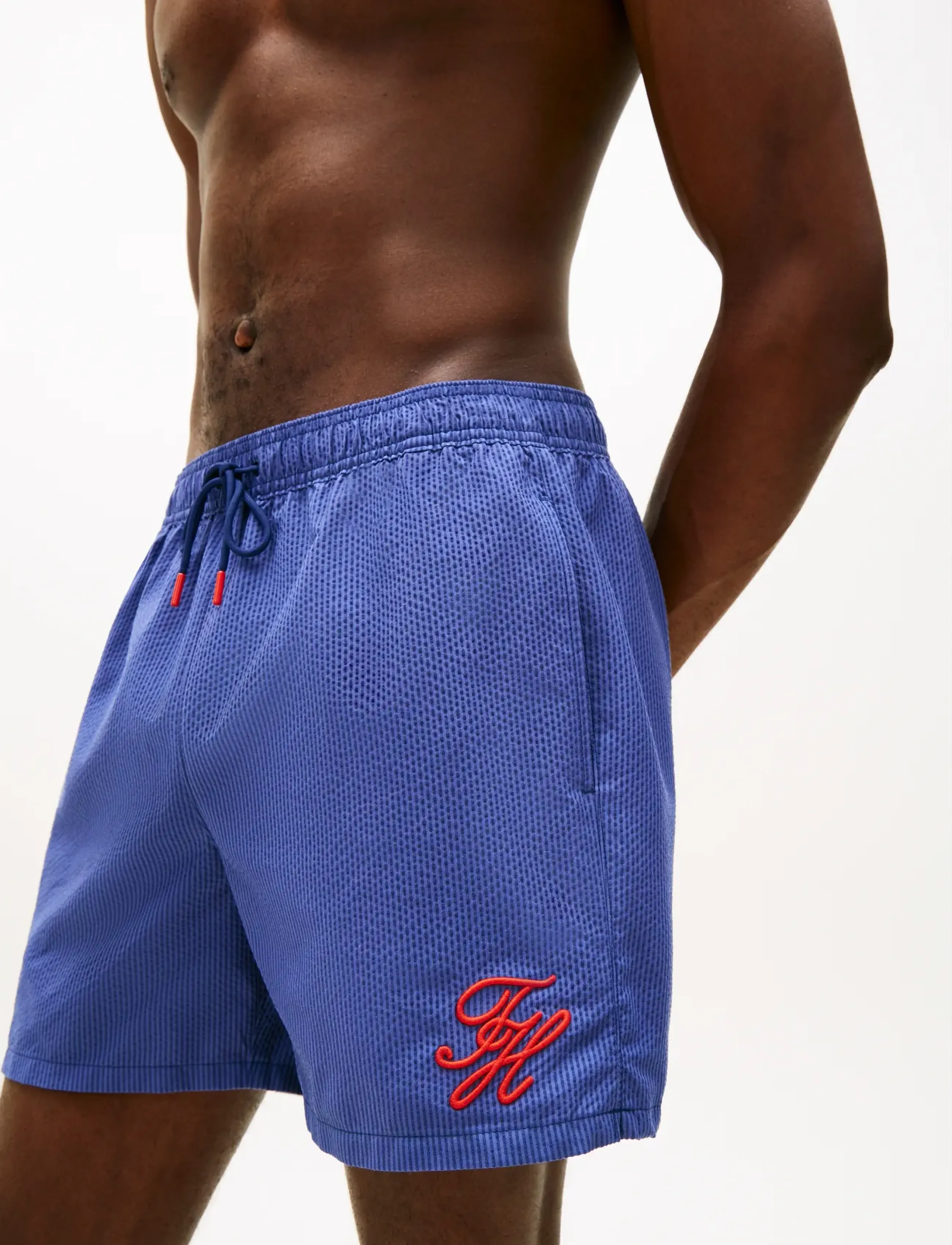 Tommy Hilfiger - MEDIUM DRAWSTRING ITHACA SCRIPT - short décontracté - tonal ithaca preppy navy - 4