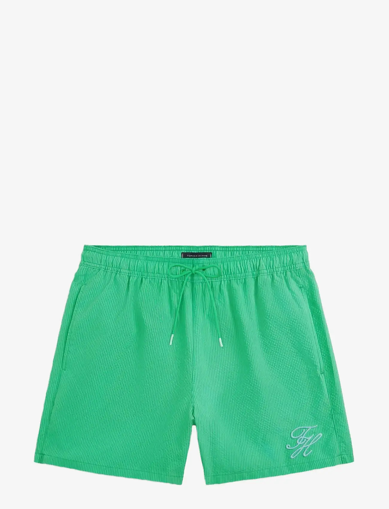 Tommy Hilfiger - MEDIUM DRAWSTRING ITHACA SCRIPT - lühikesed ujumispüksid - tonal ithaca jade wink - 1