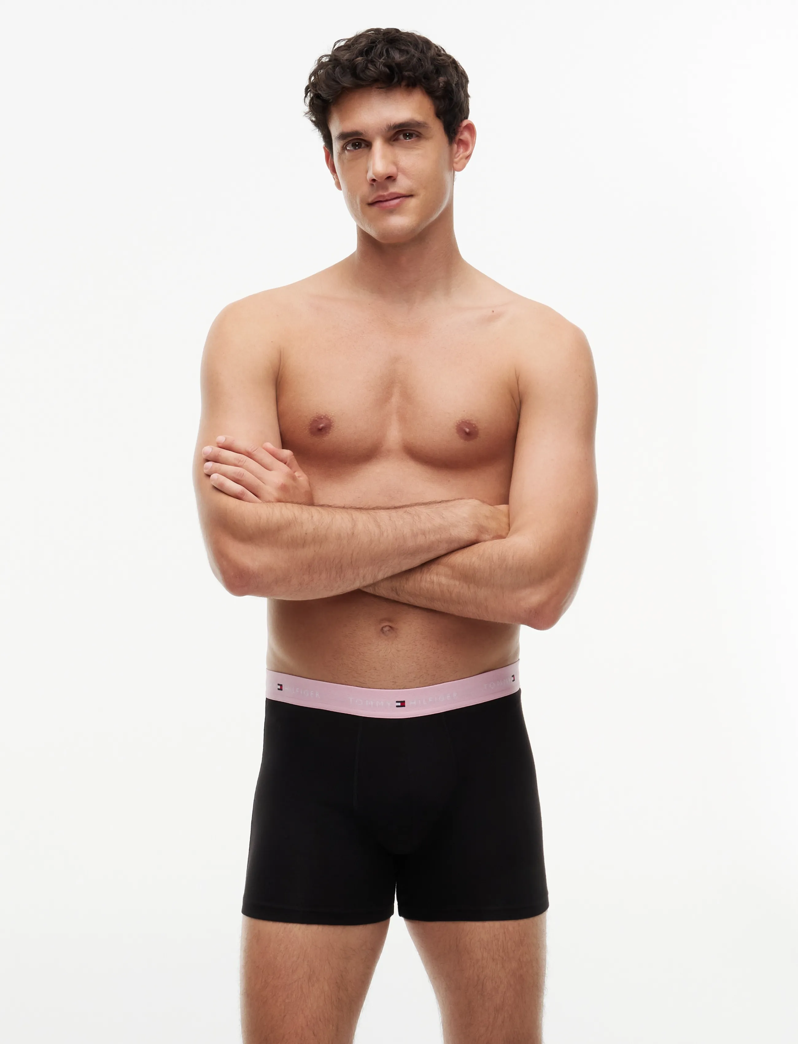 Tommy Hilfiger - 5P BOXER BRIEF WB - unterhosen im multipack - b  blk fire rd bon pk alas gr no bl - 5