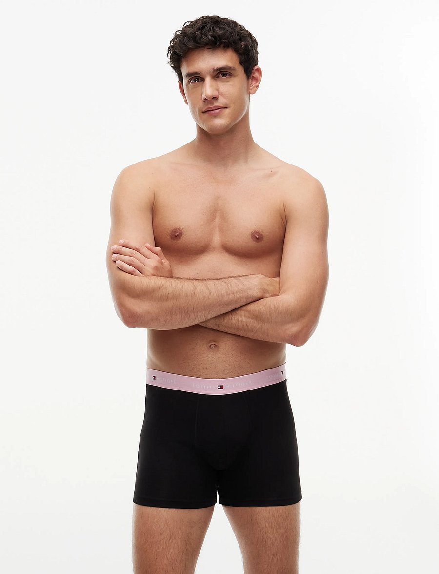 Tommy Hilfiger - 5P BOXER BRIEF WB - multipack kalsonger - b blk fire rd bon pk alas gr no bl - 5