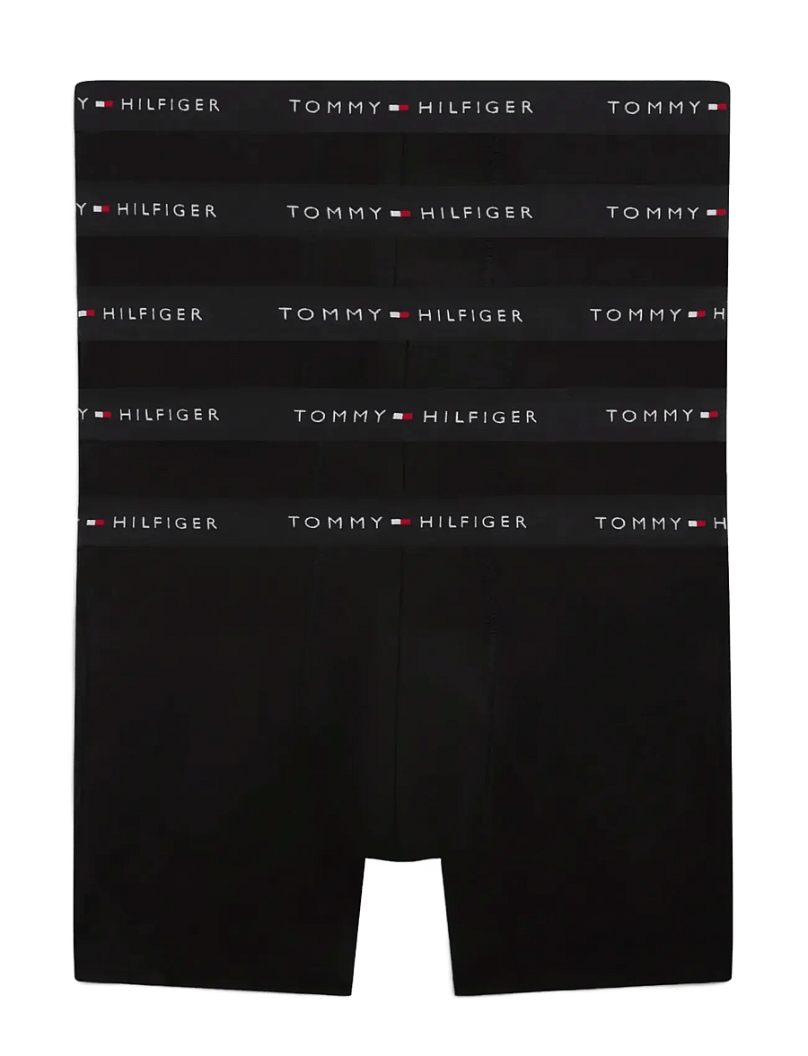 Tommy Hilfiger - 5P BOXER BRIEF WB - unterhosen im multipack - b black black black black black - 1