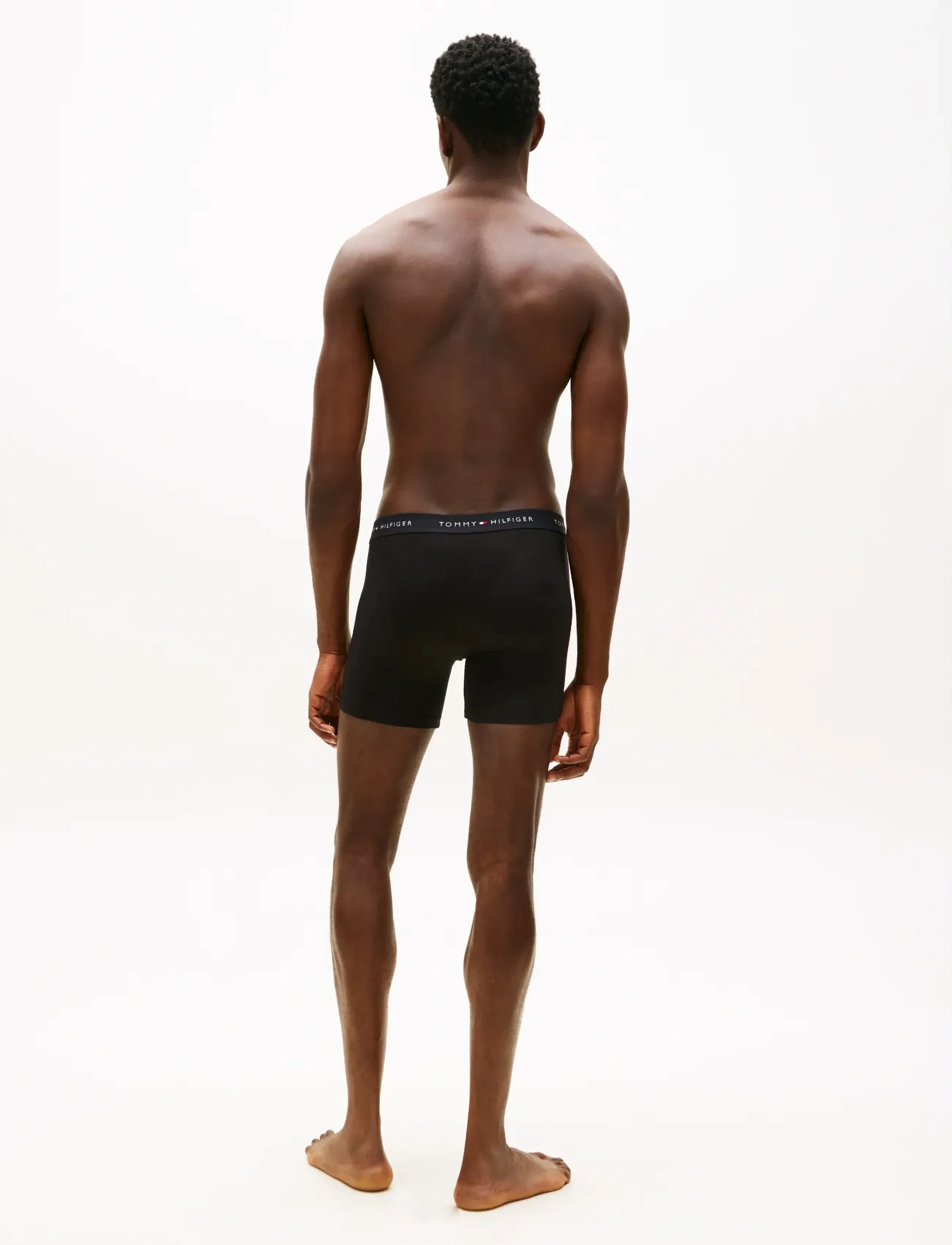 Tommy Hilfiger - 5-Pack Cotton Boxer Brief - multipack kalsonger - b  black black black black black - 4