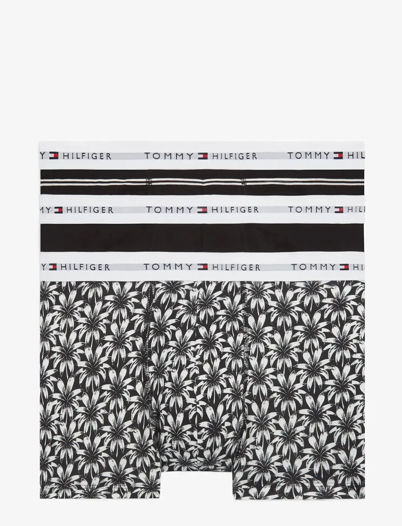 Tommy Hilfiger - 3P TRUNK PRINT+ - unterhosen im multipack - trm stpe blk palm flrl - 1