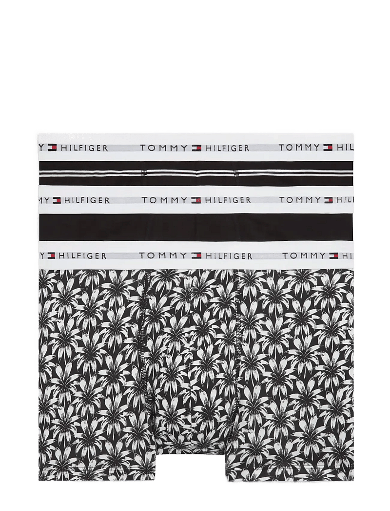Tommy Hilfiger - 3P TRUNK PRINT+ - unterhosen im multipack - trm stpe blk palm flrl - 1
