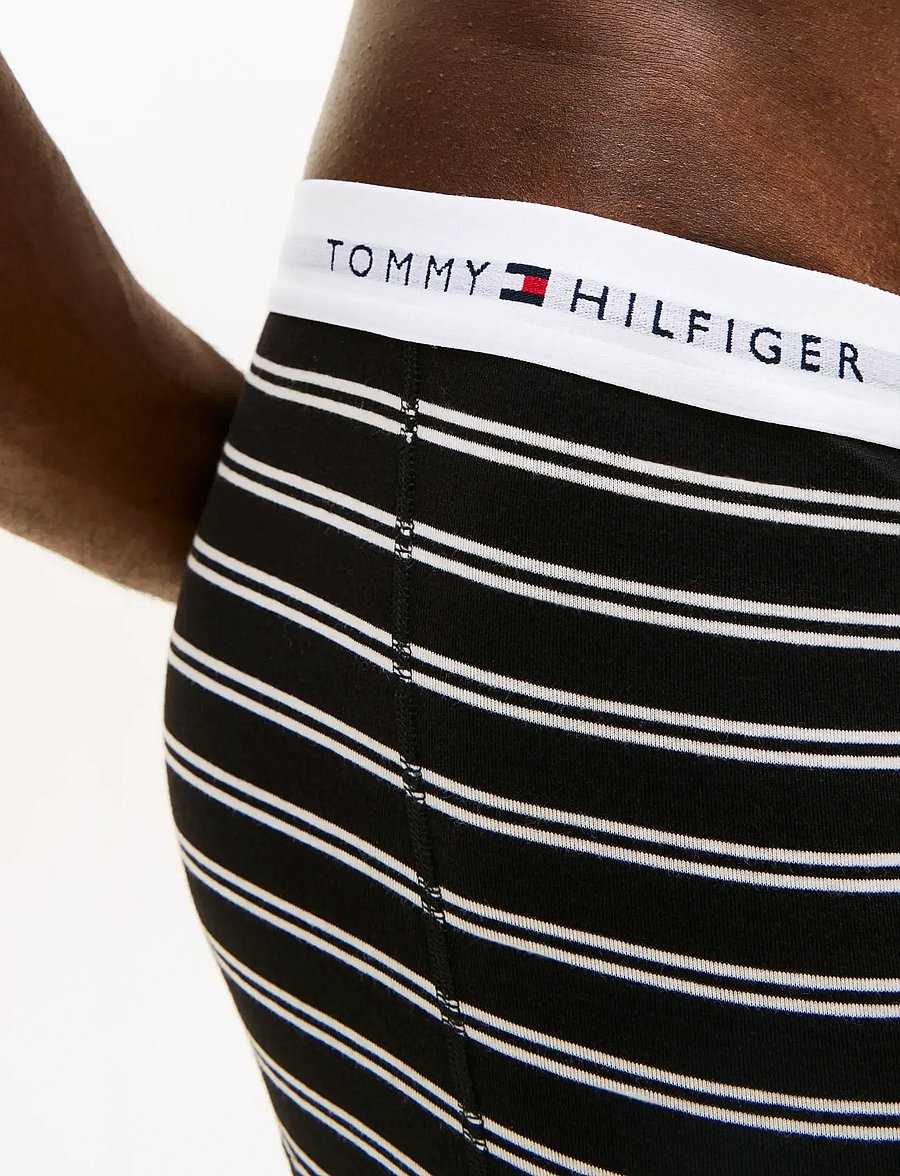 Tommy Hilfiger - 3P TRUNK PRINT+ - unterhosen im multipack - trm stpe blk palm flrl - 3