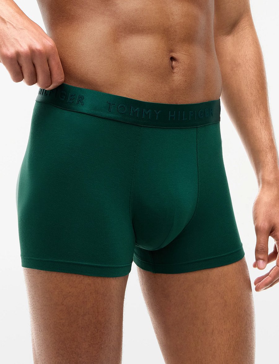 Tommy Hilfiger - 3-Pack Modal Blend Trunk - multipack underbukser - orna green burgundy opulent blue - 3