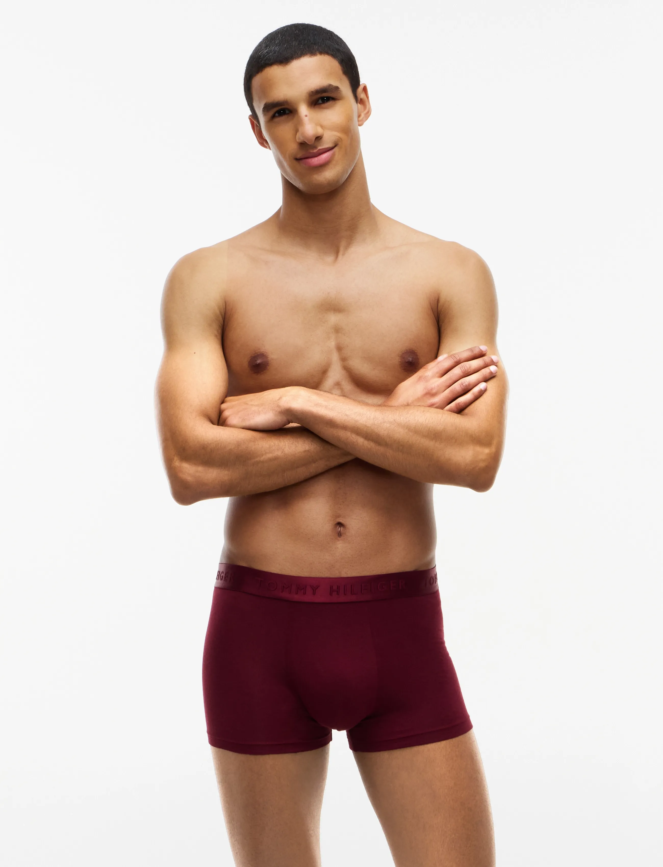 Tommy Hilfiger - 3-Pack Modal Blend Trunk - multipack underbukser - orna green burgundy opulent blue - 5