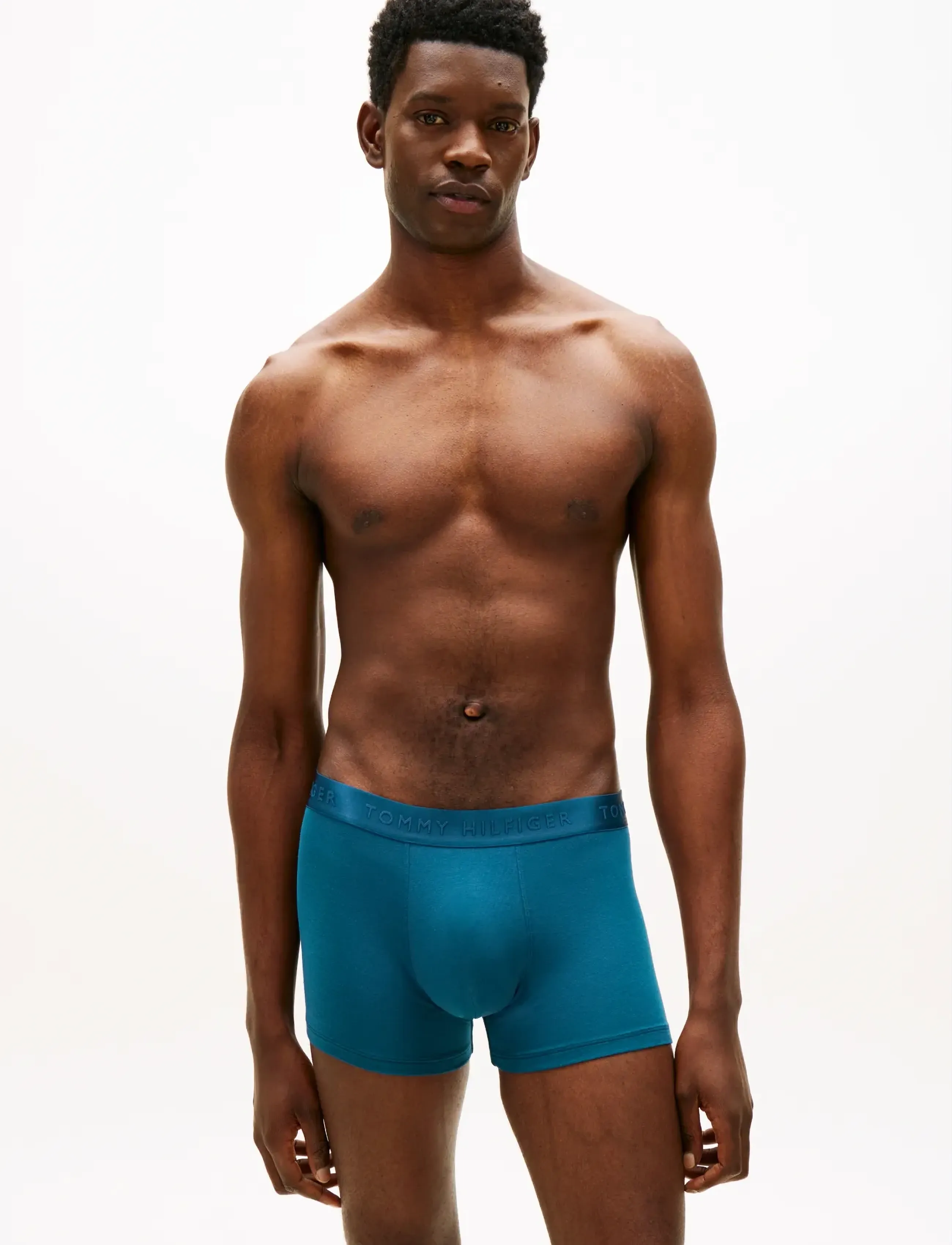 Tommy Hilfiger 3-Pack Modal Blend Trunk, M, Underwear, Blau - Boxers, Männerswear