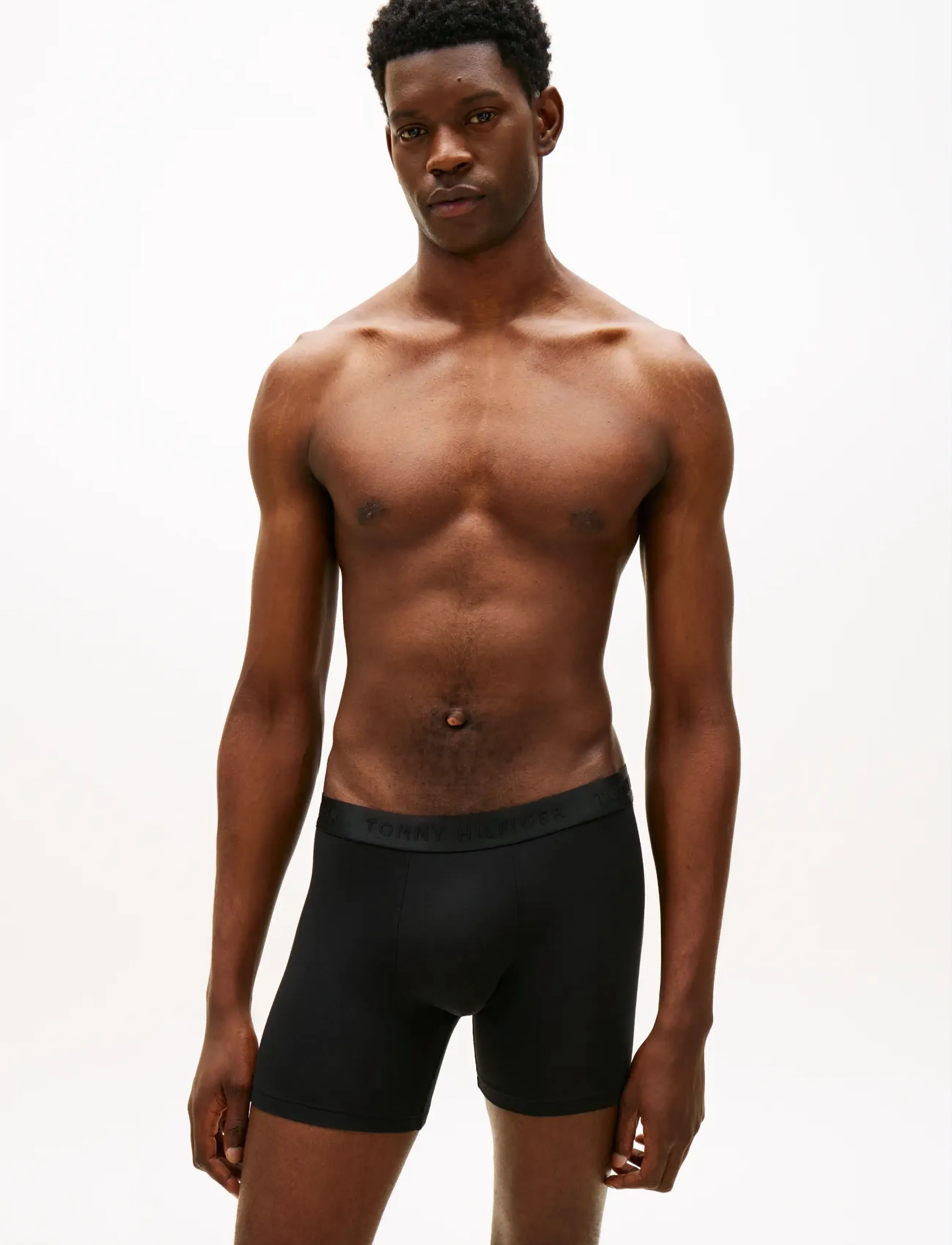 Tommy Hilfiger 3-Pack Modal Blend Boxer Brief - Underwear - BLACK   BLACK   BLACK / black