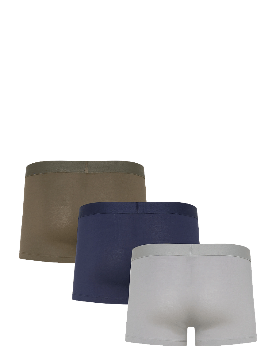 Tommy Hilfiger - 3P TRUNK DTM - unterhosen im multipack - antq silv ptch blu arm grn - 4