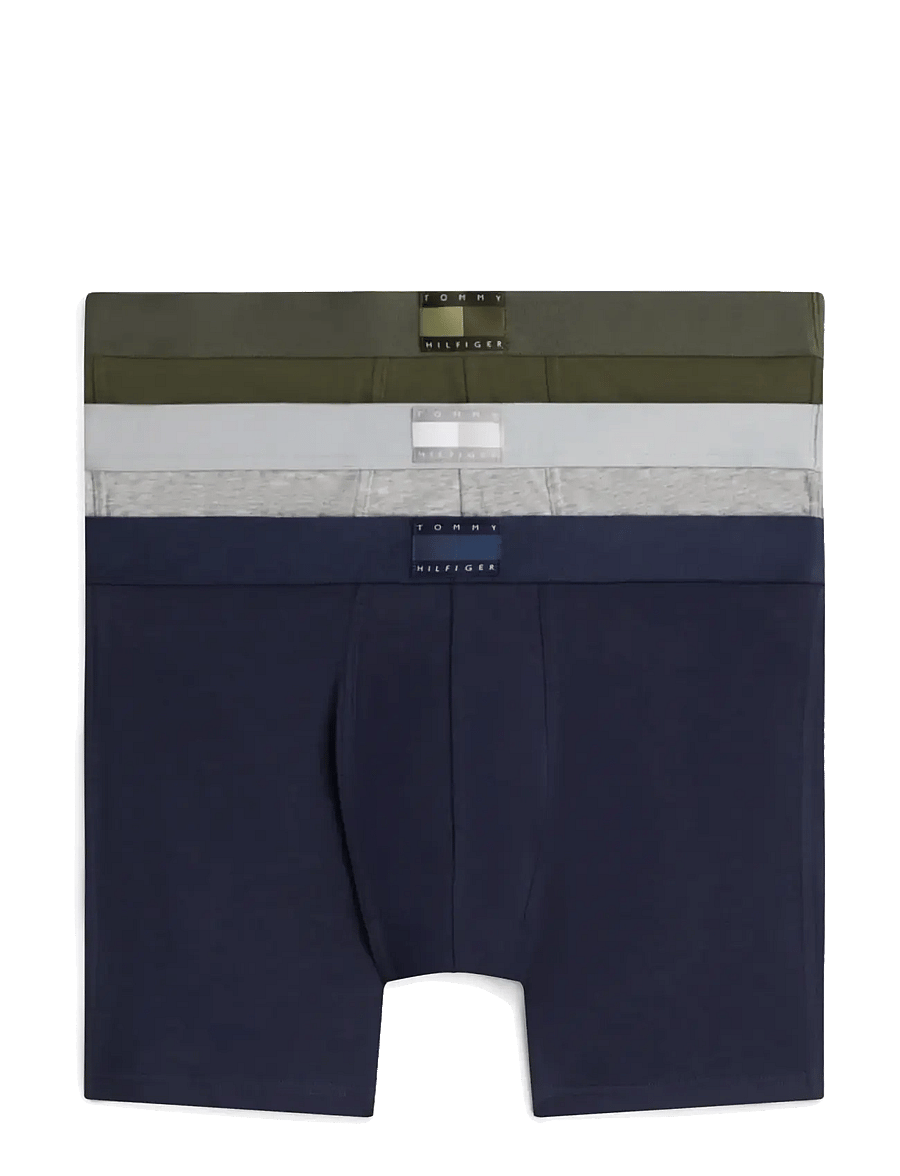 Tommy Hilfiger - 3P BOXER BRIEF - unterhosen im multipack - antq silv ptch blu arm grn - 1