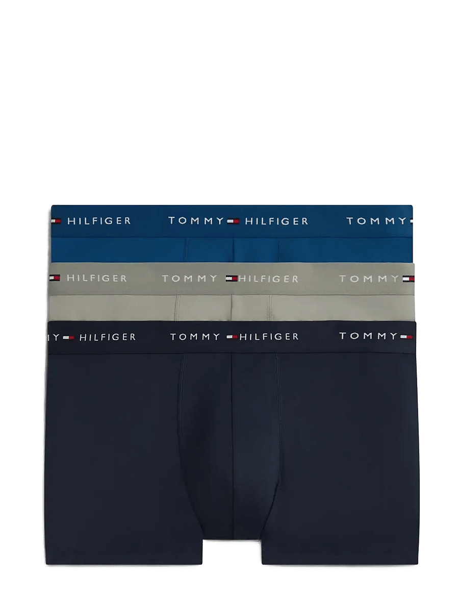 Tommy Hilfiger - 3P LOW RISE TRUNK - multipakk aluspüksid - ant slv jwl blu ptch blu - 1