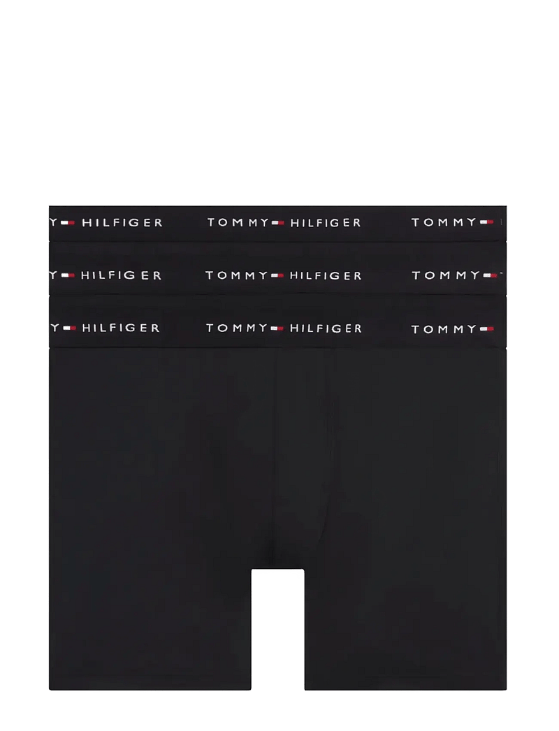 Tommy Hilfiger - 3-Pack Micro Long Boxer Brief - unterhosen im multipack - black black black - 1