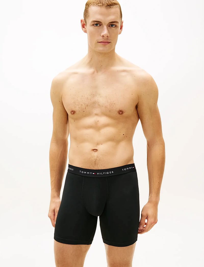 Tommy Hilfiger - 3-Pack Micro Long Boxer Brief - unterhosen im multipack - black black black - 0