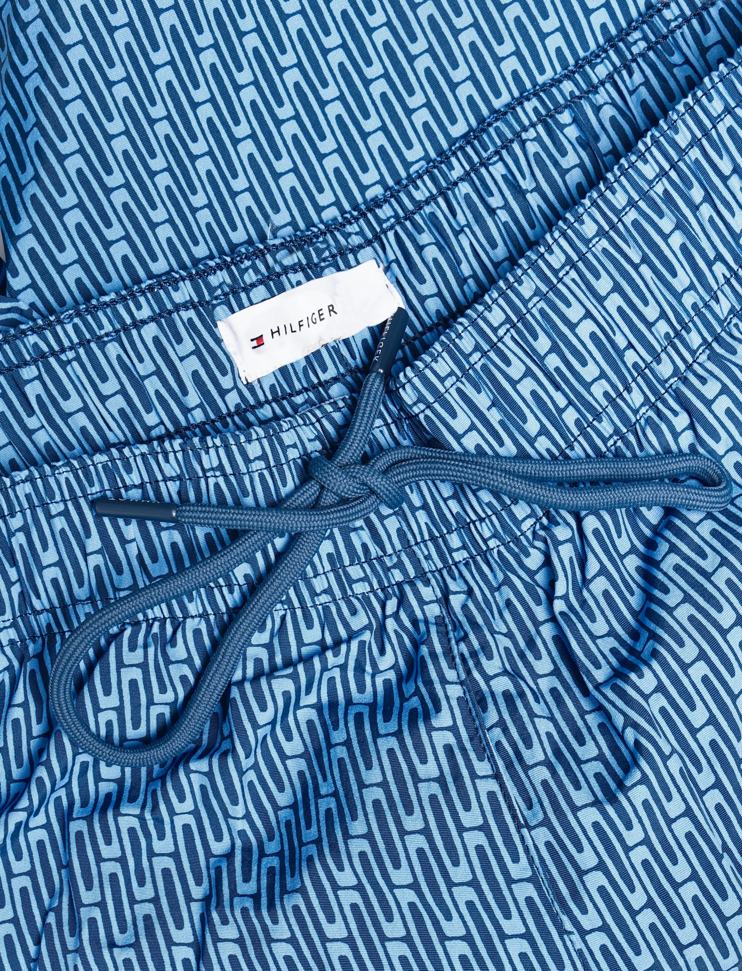 Tommy Hilfiger - MEDIUM DRAWSTRING PRINT - ujumispüksid - graphic weave blue spell - 5