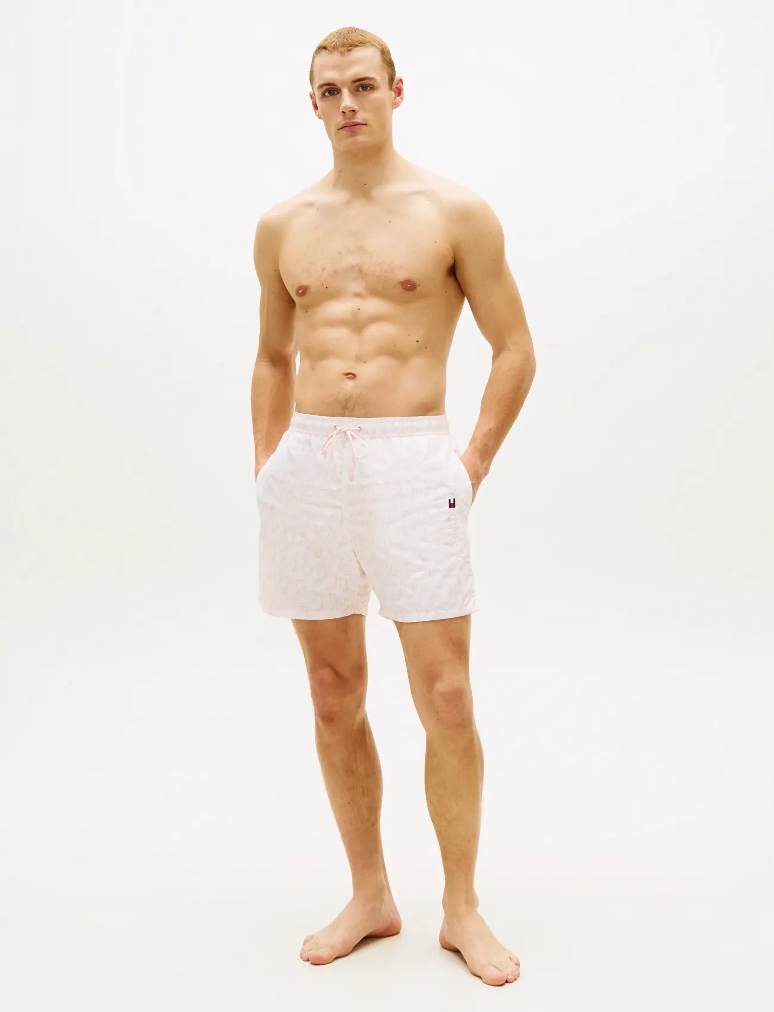 Tommy Hilfiger - MEDIUM DRAWSTRING PRINT - swim shorts - palm leaf delicate petal - 3