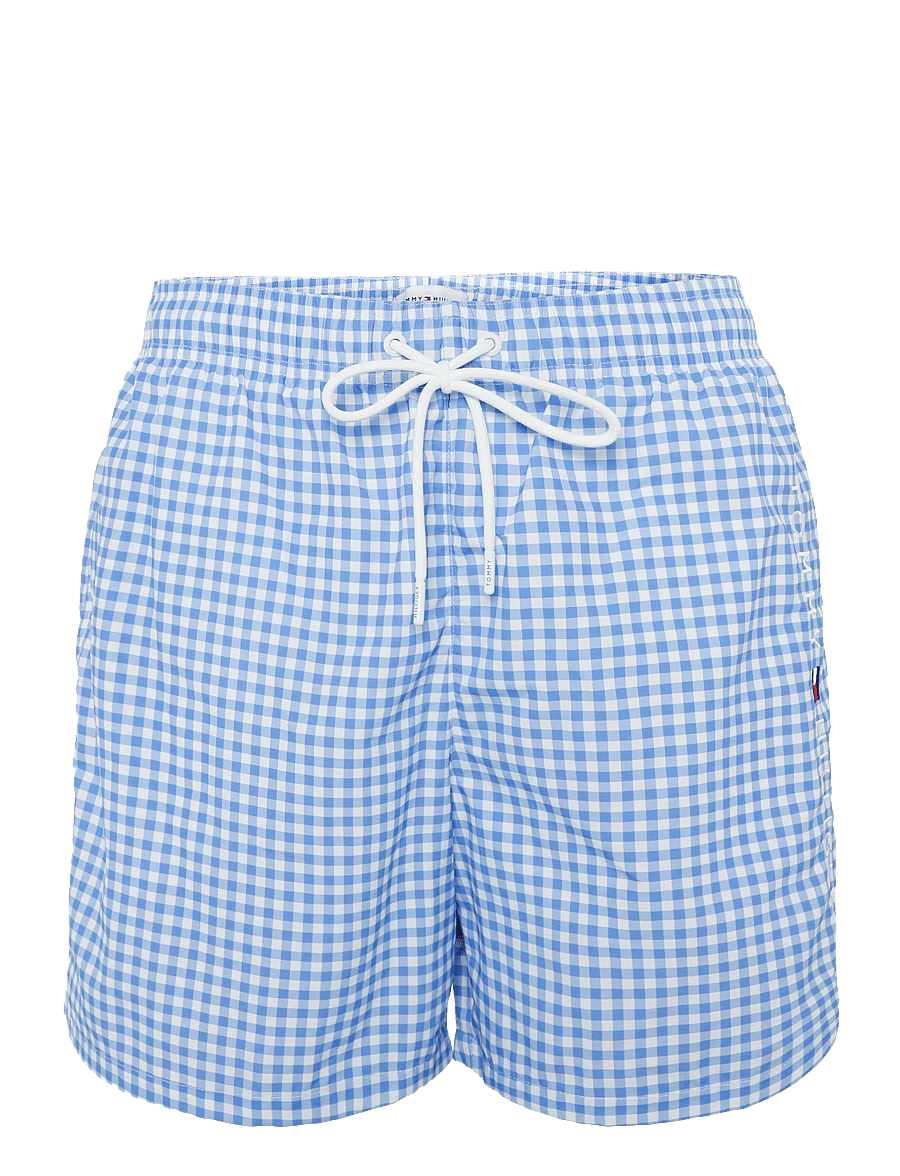 Tommy Hilfiger - MEDIUM DRAWSTRING PRINT - swim shorts - gingham blue spell - 1