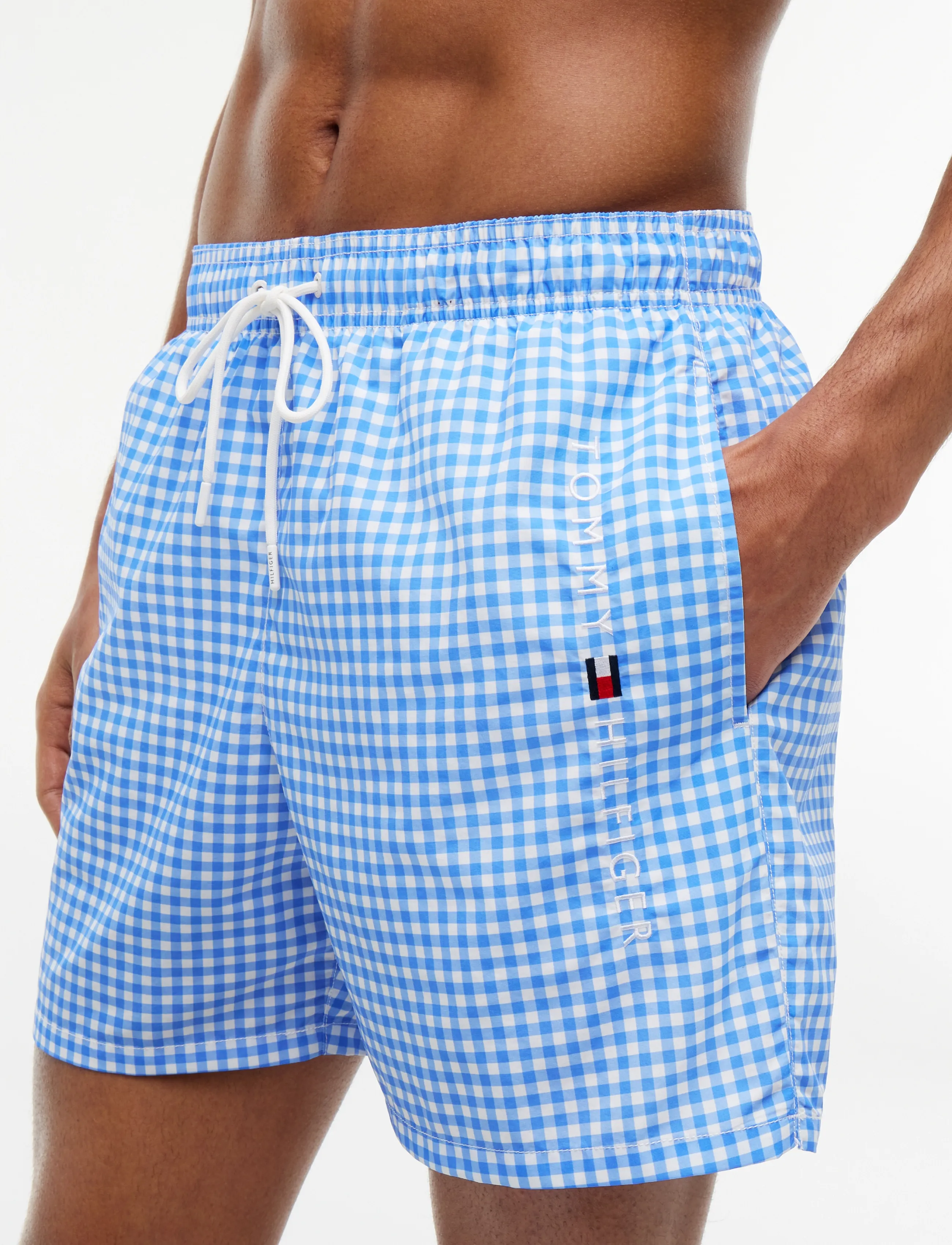 Tommy Hilfiger - MEDIUM DRAWSTRING PRINT - badshorts - gingham blue spell - 3