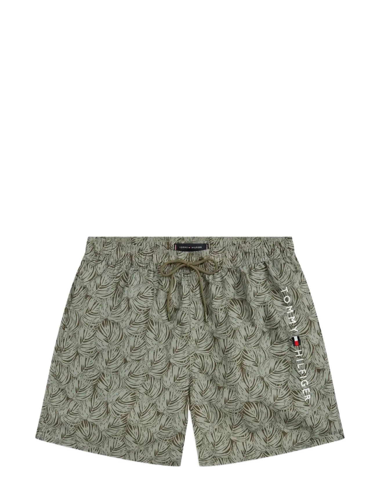 Tommy Hilfiger MEDIUM DRAWSTRING PRINT - Kleidung - PALM LEAF ARMY GREEN / khaki/green