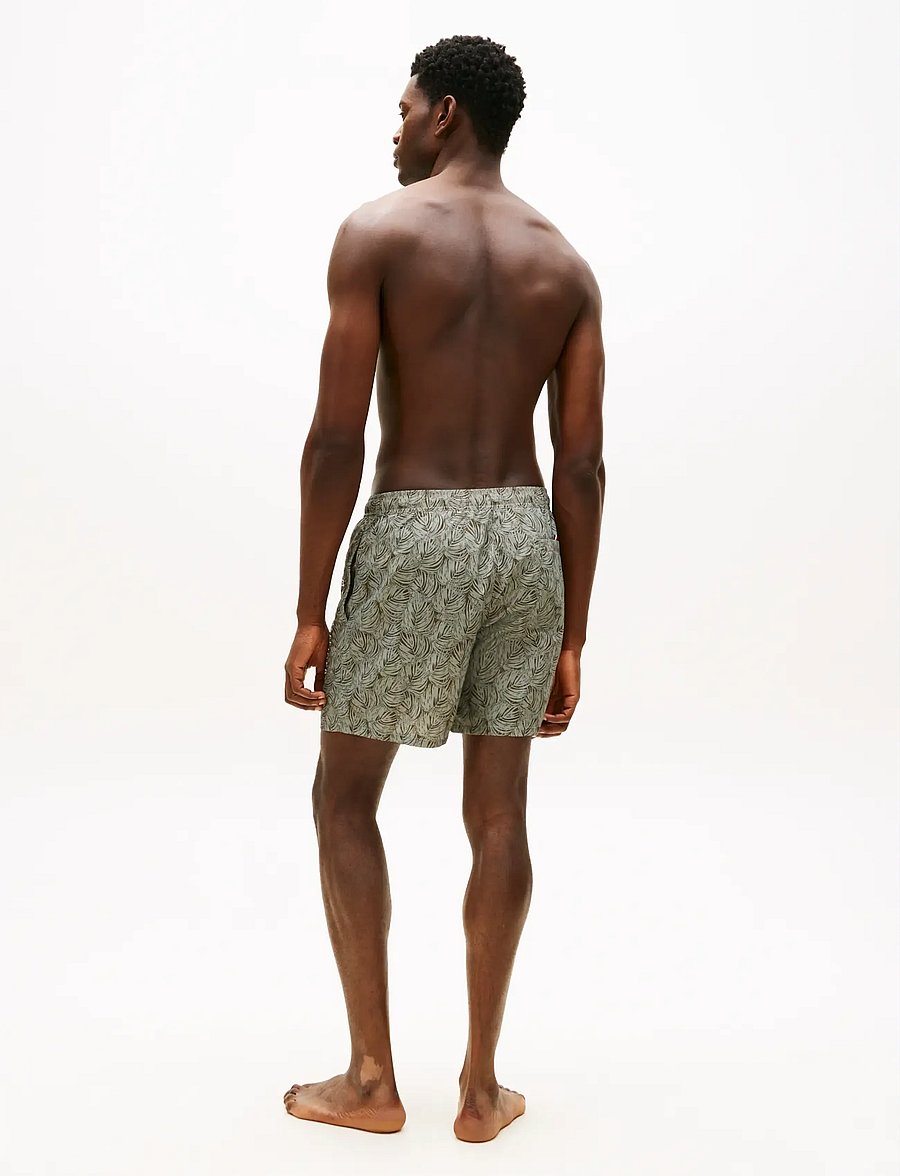 Tommy Hilfiger - MEDIUM DRAWSTRING PRINT - badeshorts - palm leaf army green - 2