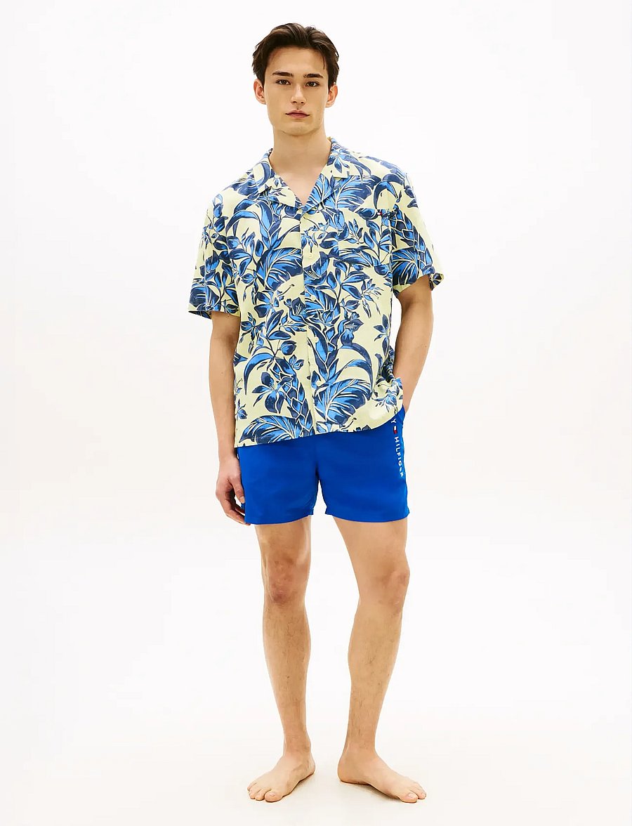 Tommy Hilfiger - WOVEN BOWLING SHIRT PRINT - lühikeste varrukatega särgid - vintage tropical floral yellow - 3