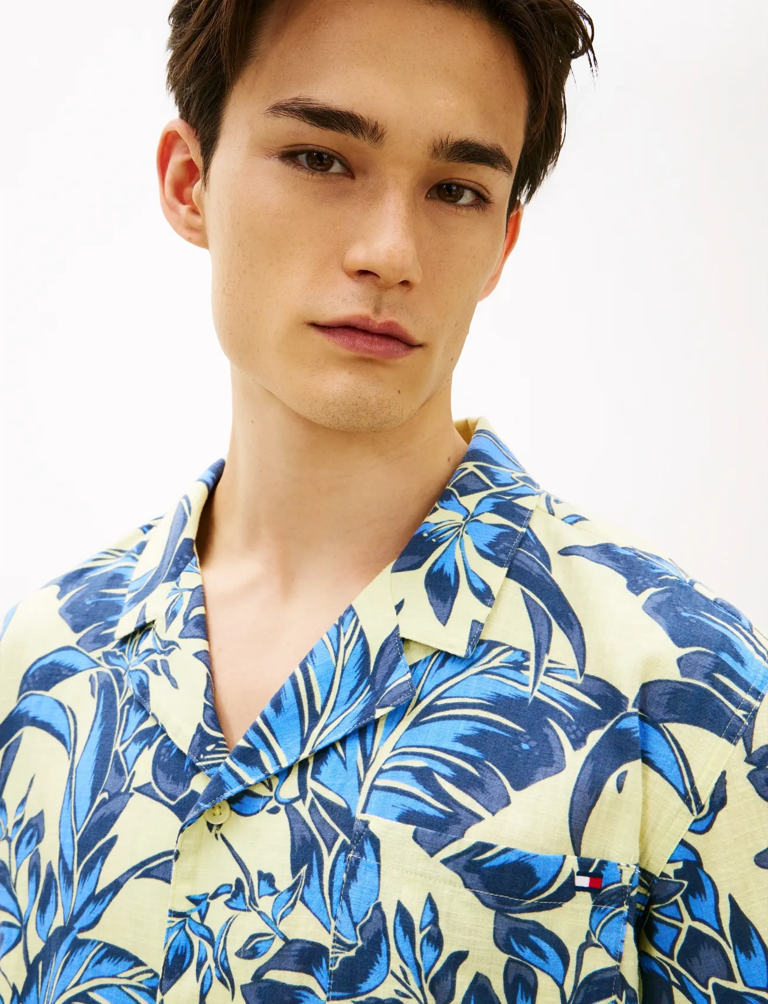 Tommy Hilfiger - WOVEN BOWLING SHIRT PRINT - kortærmede skjorter - vintage tropical floral yellow - 4