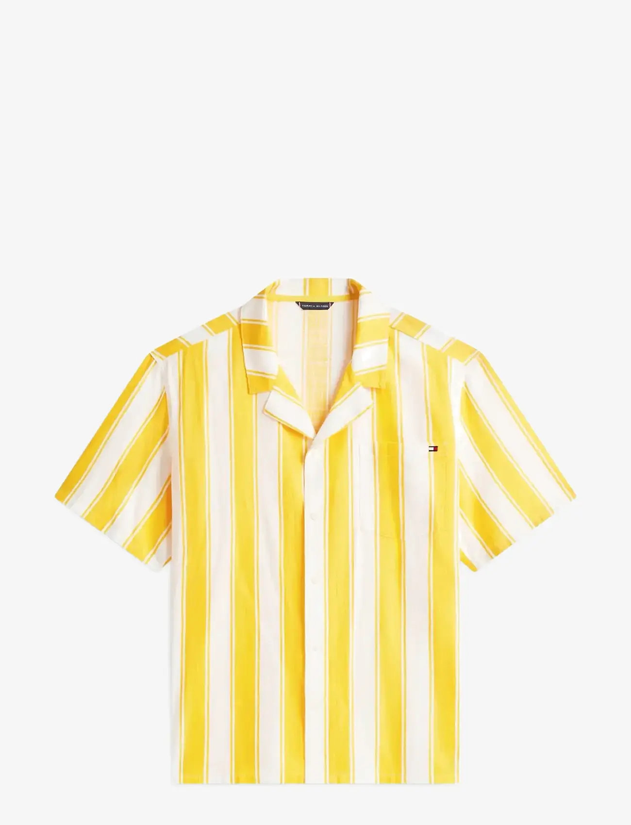 Tommy Hilfiger - WOVEN BOWLING SHIRT PRINT - kortærmede skjorter - summer stripe sunshower - 1