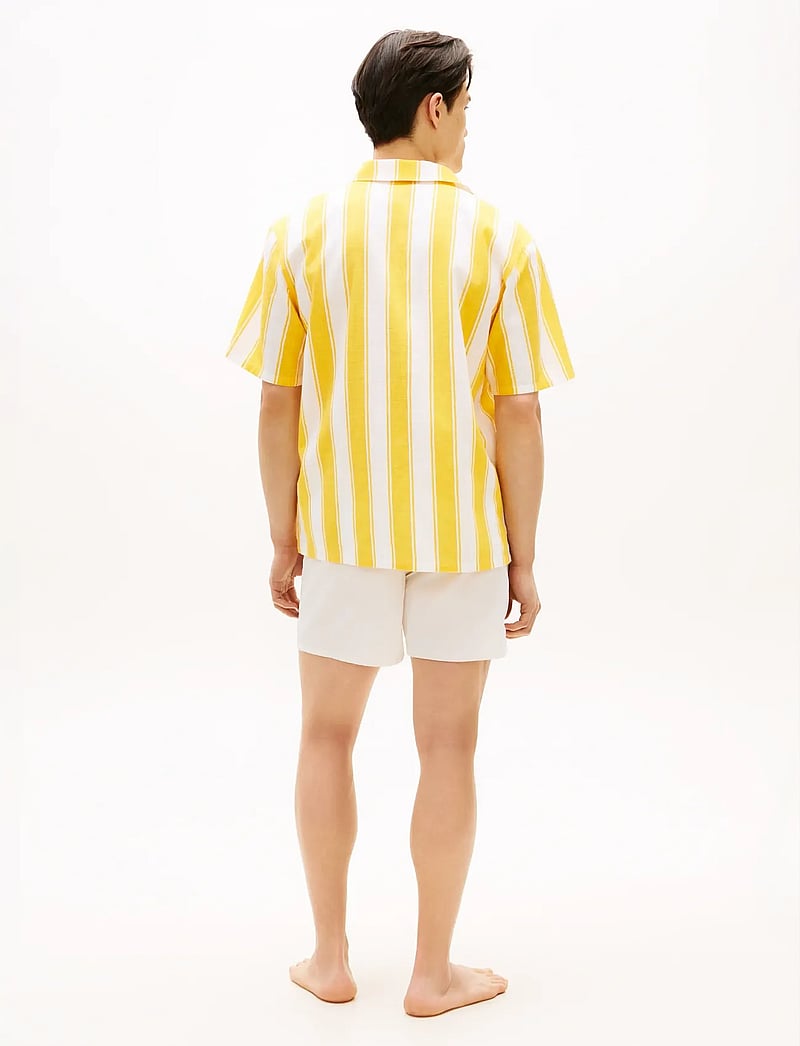 Tommy Hilfiger - WOVEN BOWLING SHIRT PRINT - short-sleeved shirts - summer stripe sunshower - 2